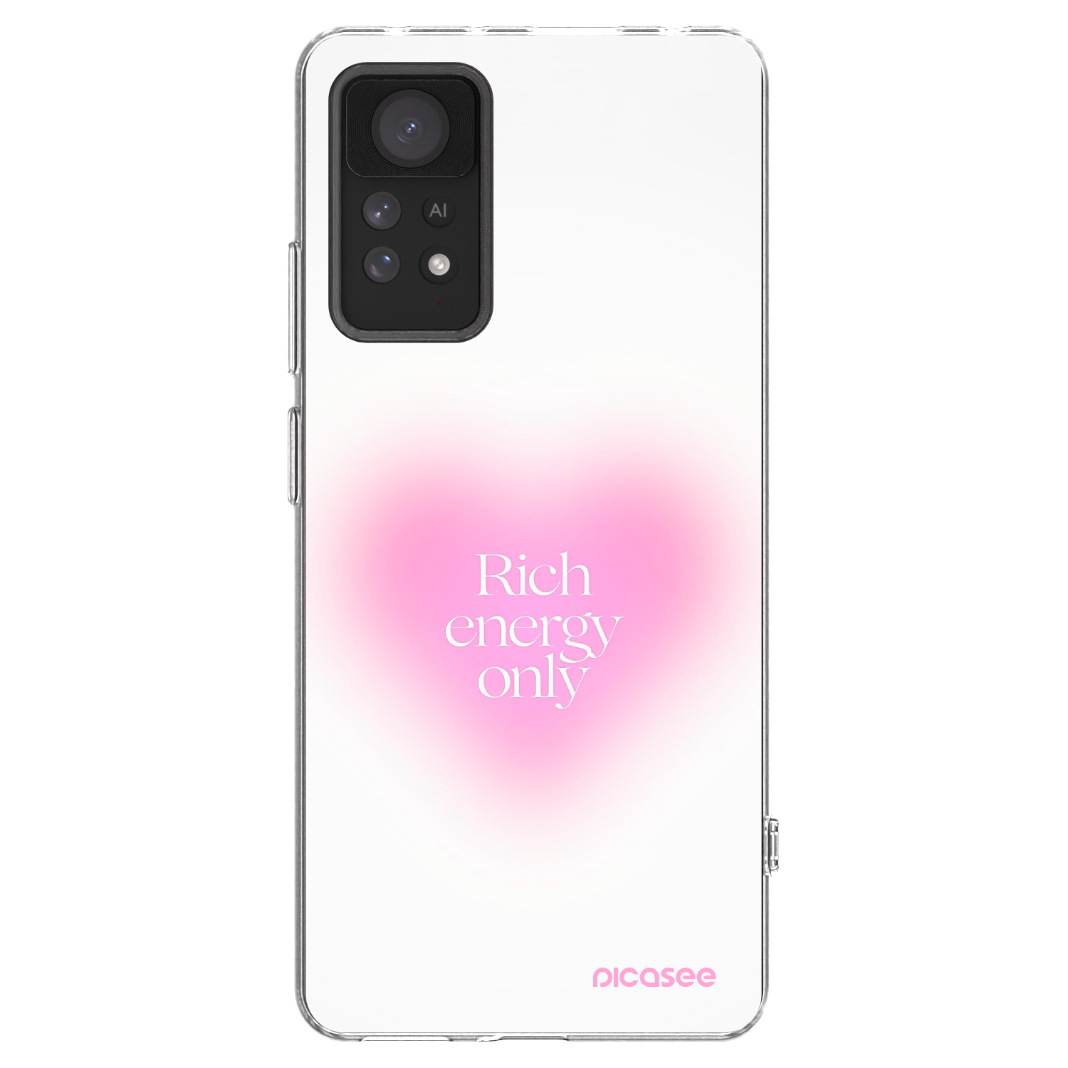 Picasee husă transparentă din silicon pentru Xiaomi Redmi Note 11 Pro 5G - Rich Energy