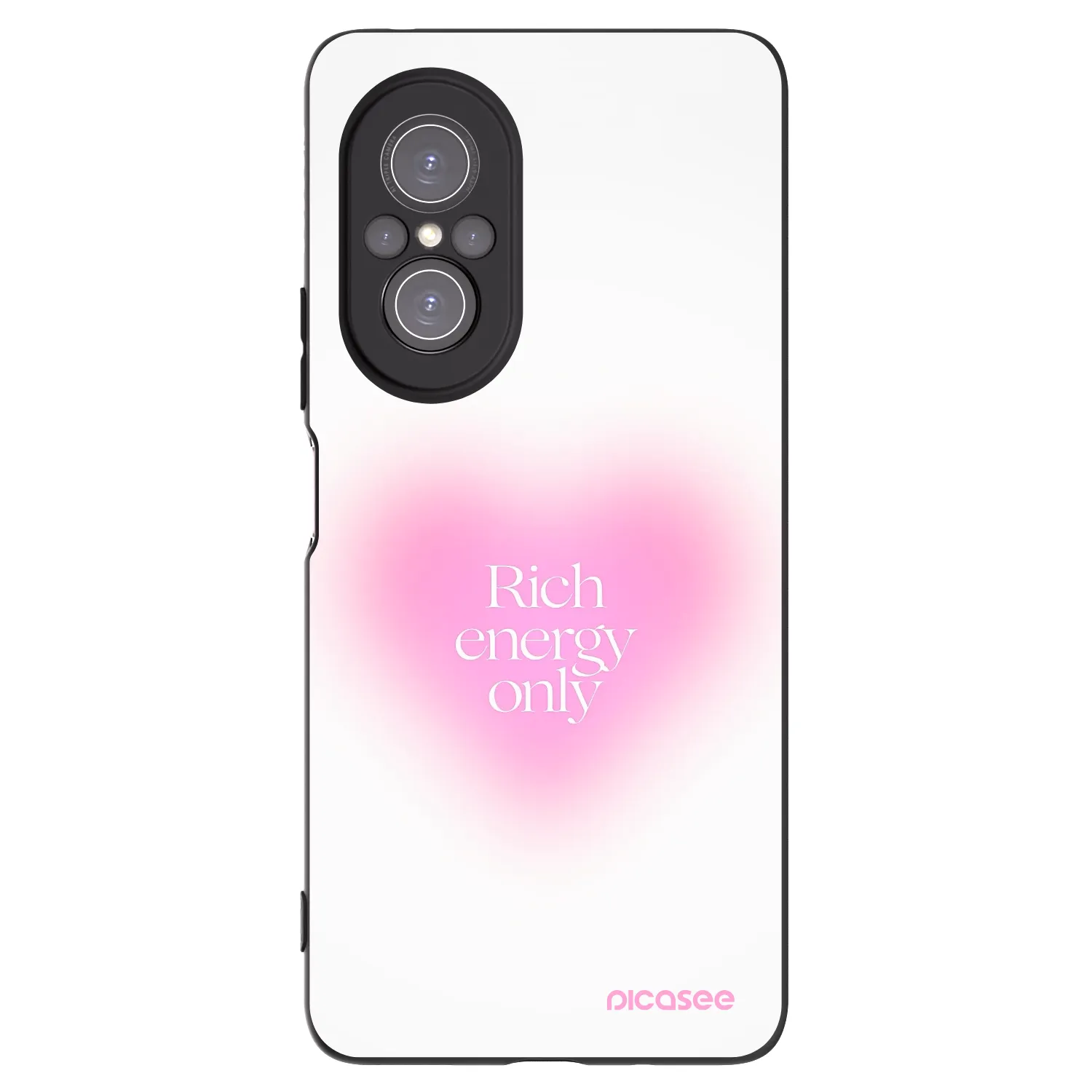 Picasee husă neagră din silicon pentru Huawei Nova 9 SE - Rich Energy