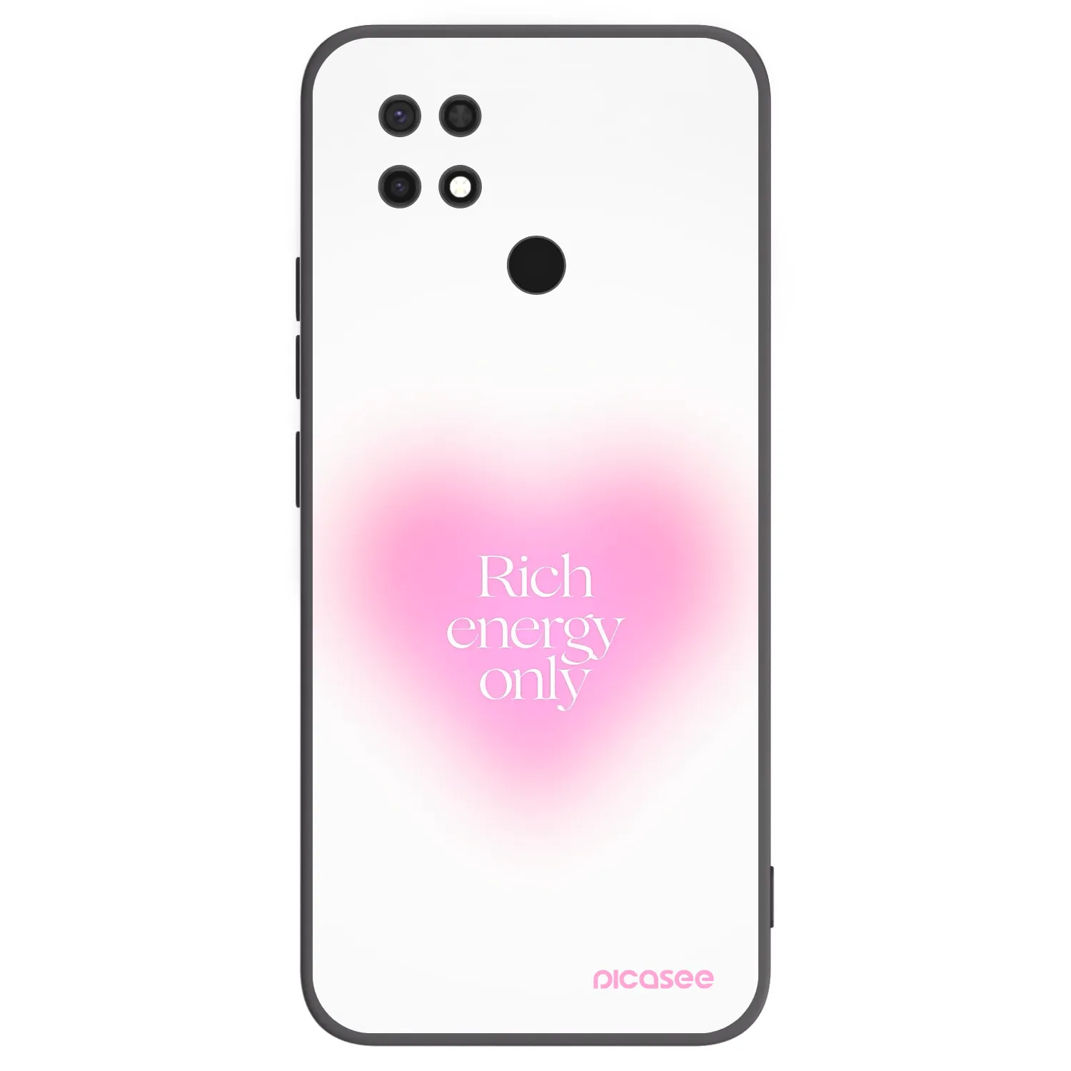 Picasee husă neagră din silicon pentru Xiaomi Redmi 10C - Rich Energy