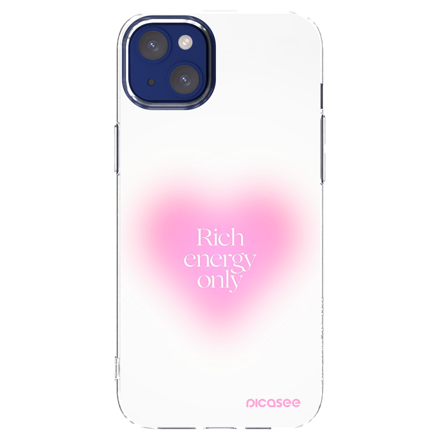 Picasee husă transparentă din silicon pentru Apple iPhone 14 Plus - Rich Energy