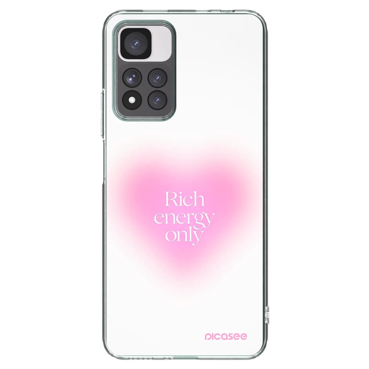 Picasee husă transparentă din silicon pentru Xiaomi Redmi Note 11 Pro+ 5G - Rich Energy