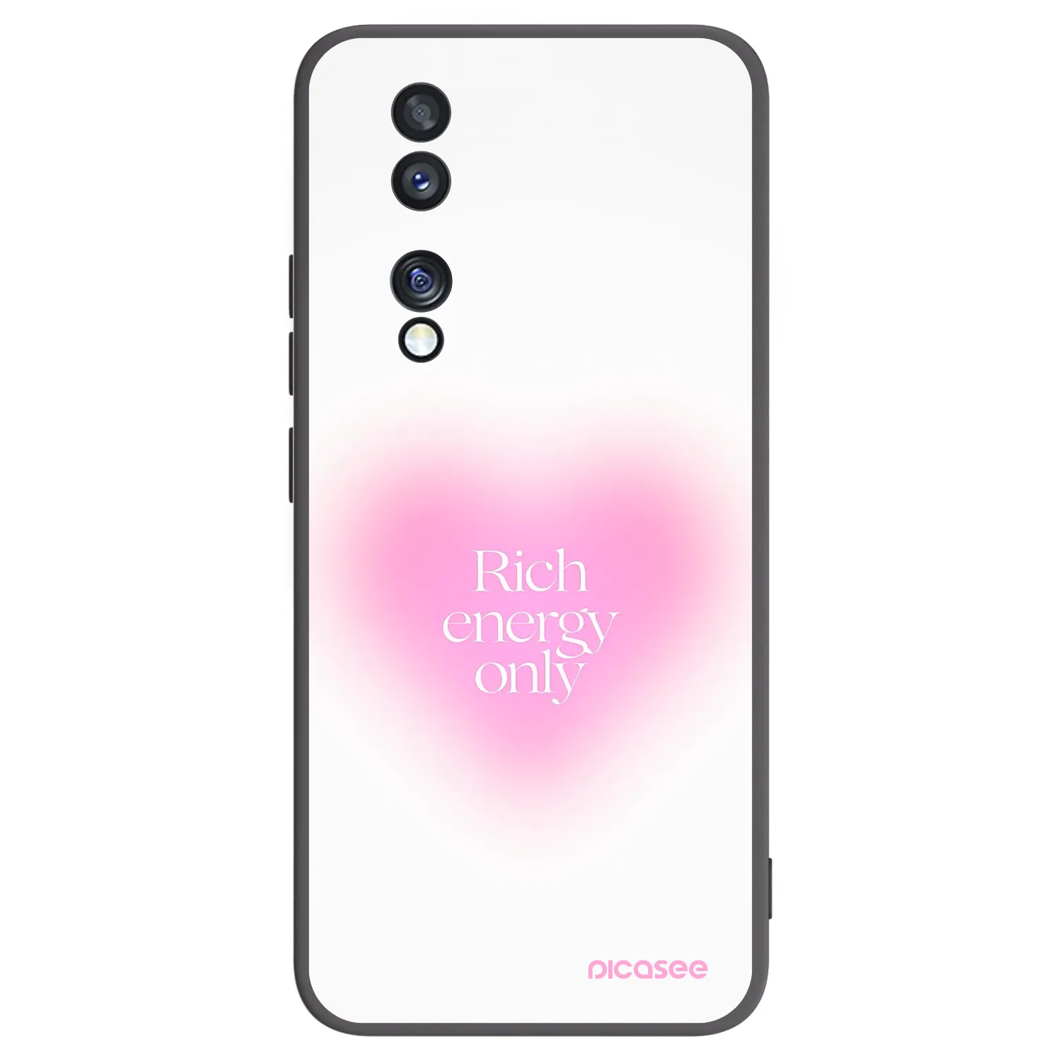 Picasee husă neagră din silicon pentru Honor 70 - Rich Energy