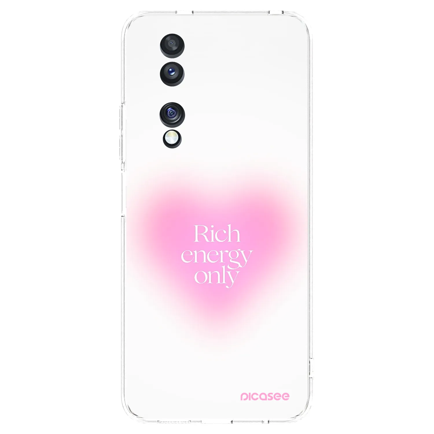 Picasee husă transparentă din silicon pentru Honor 70 - Rich Energy