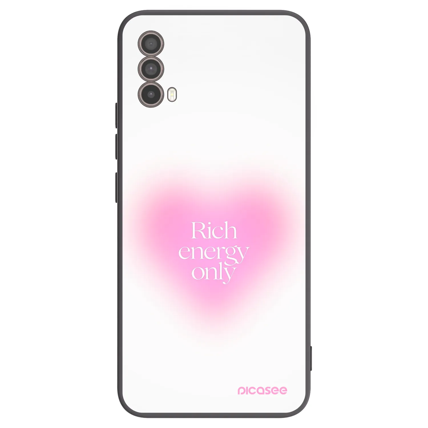 Picasee husă neagră din silicon pentru Motorola Moto E40 - Rich Energy