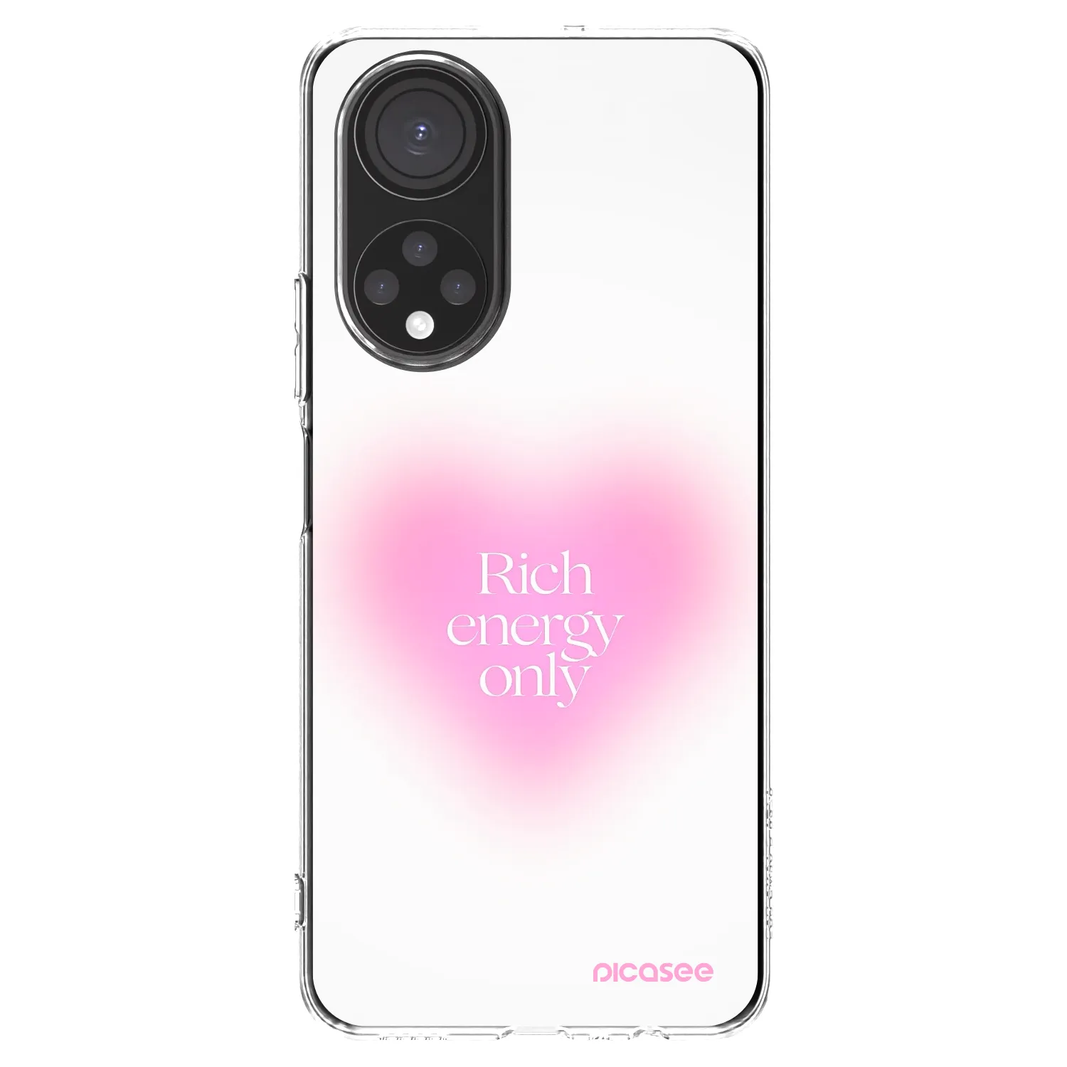 Picasee husă transparentă din silicon pentru Honor X7 - Rich Energy