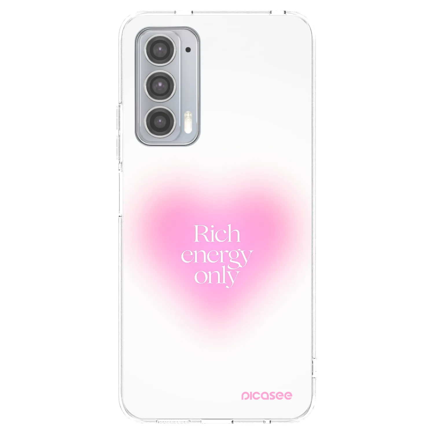 Picasee husă transparentă din silicon pentru Motorola Edge 20 - Rich Energy