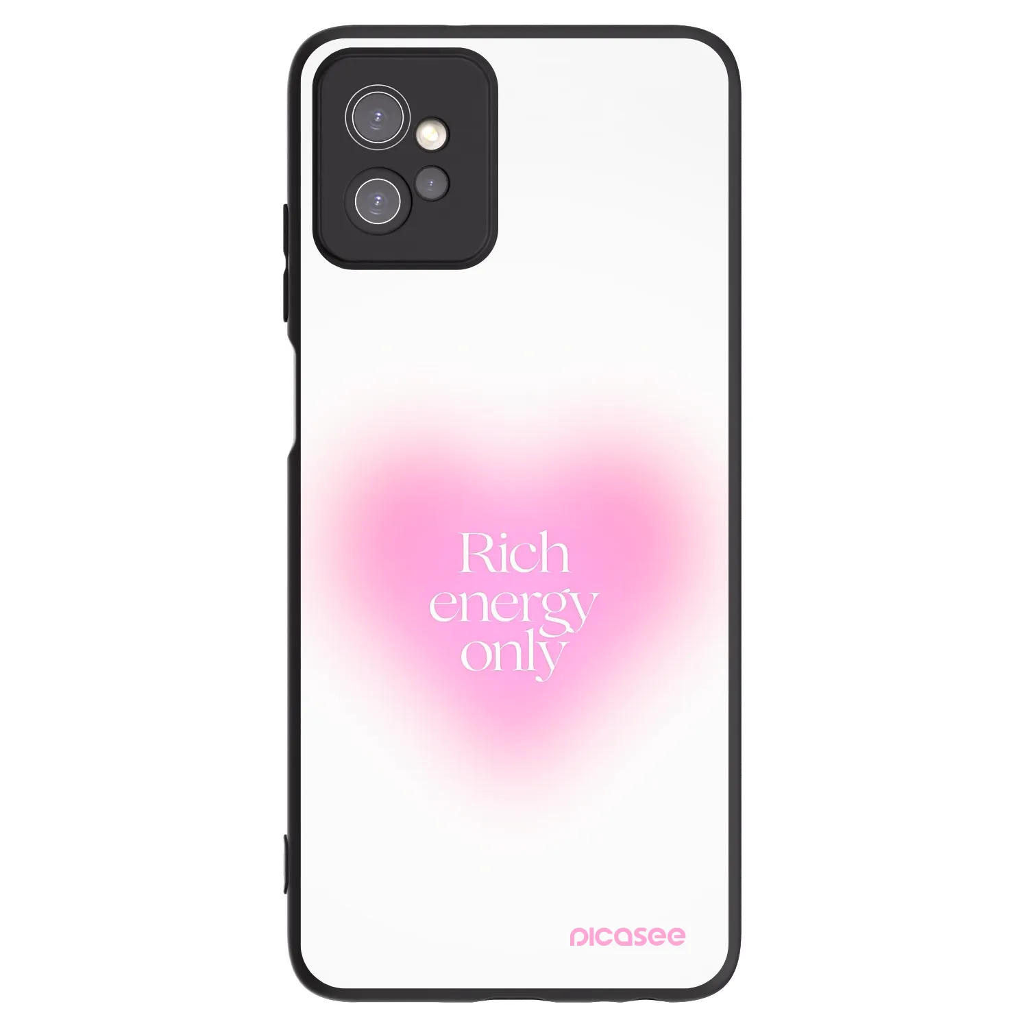 Picasee husă neagră din silicon pentru Motorola Moto G32 - Rich Energy