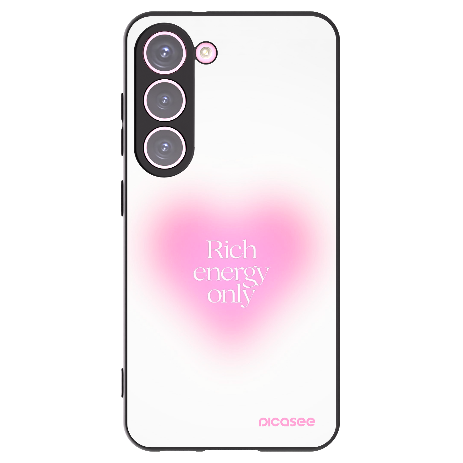 Picasee husă neagră din silicon pentru Samsung Galaxy S23 5G - Rich Energy