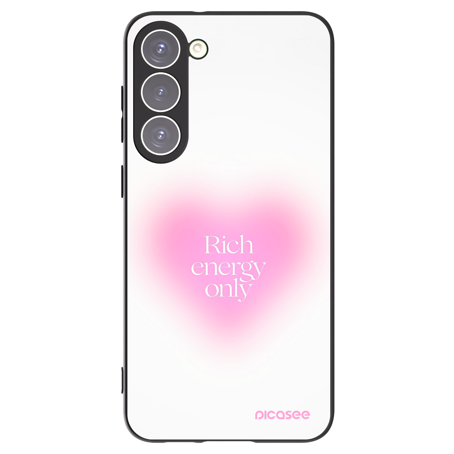 Picasee husă neagră din silicon pentru Samsung Galaxy S23+ 5G - Rich Energy