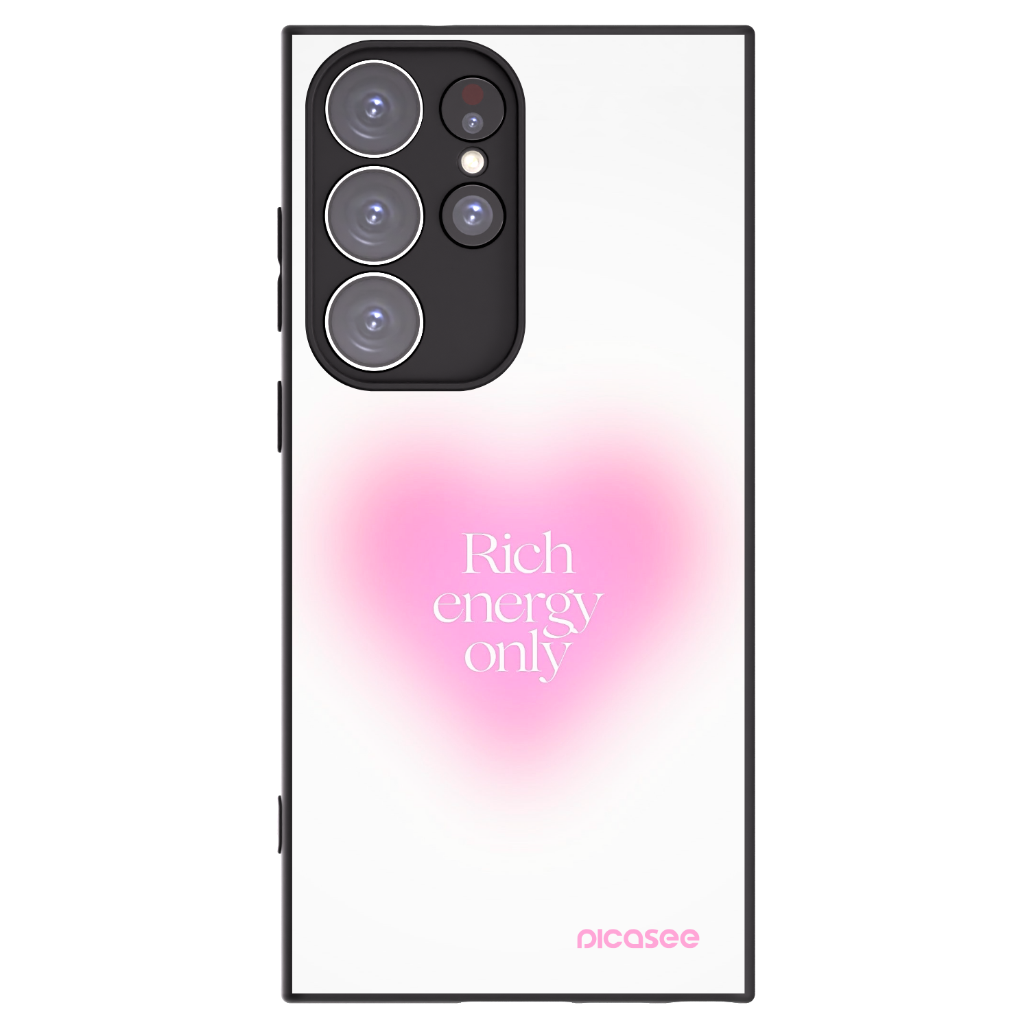 Picasee husă neagră din silicon pentru Samsung Galaxy S23 Ultra 5G - Rich Energy