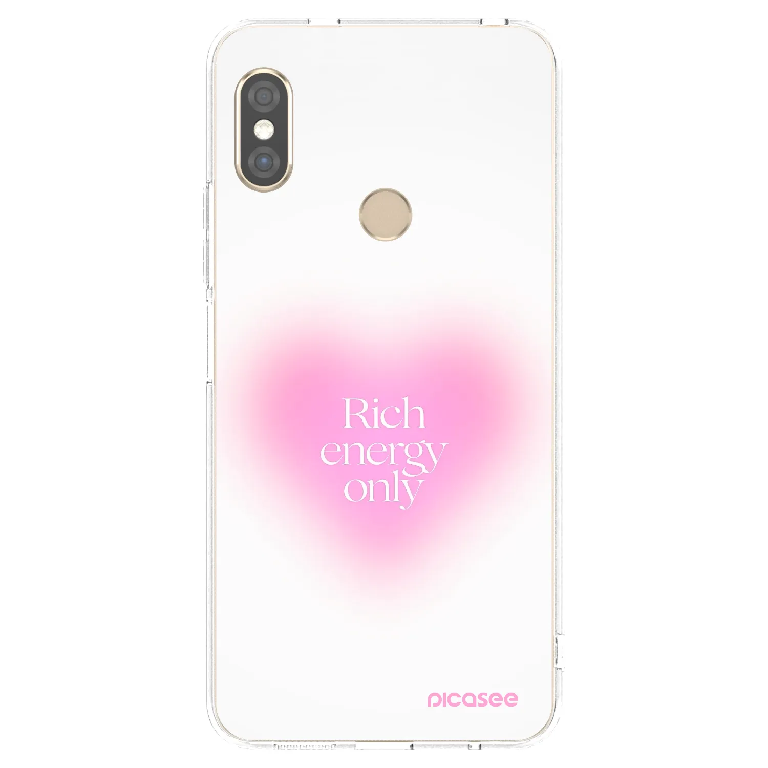 Picasee husă transparentă din silicon pentru Xiaomi Redmi Note 5 Global - Rich Energy