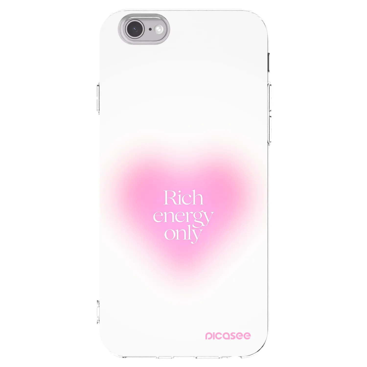 Picasee husă transparentă din silicon pentru Apple iPhone 6/6S - Rich Energy