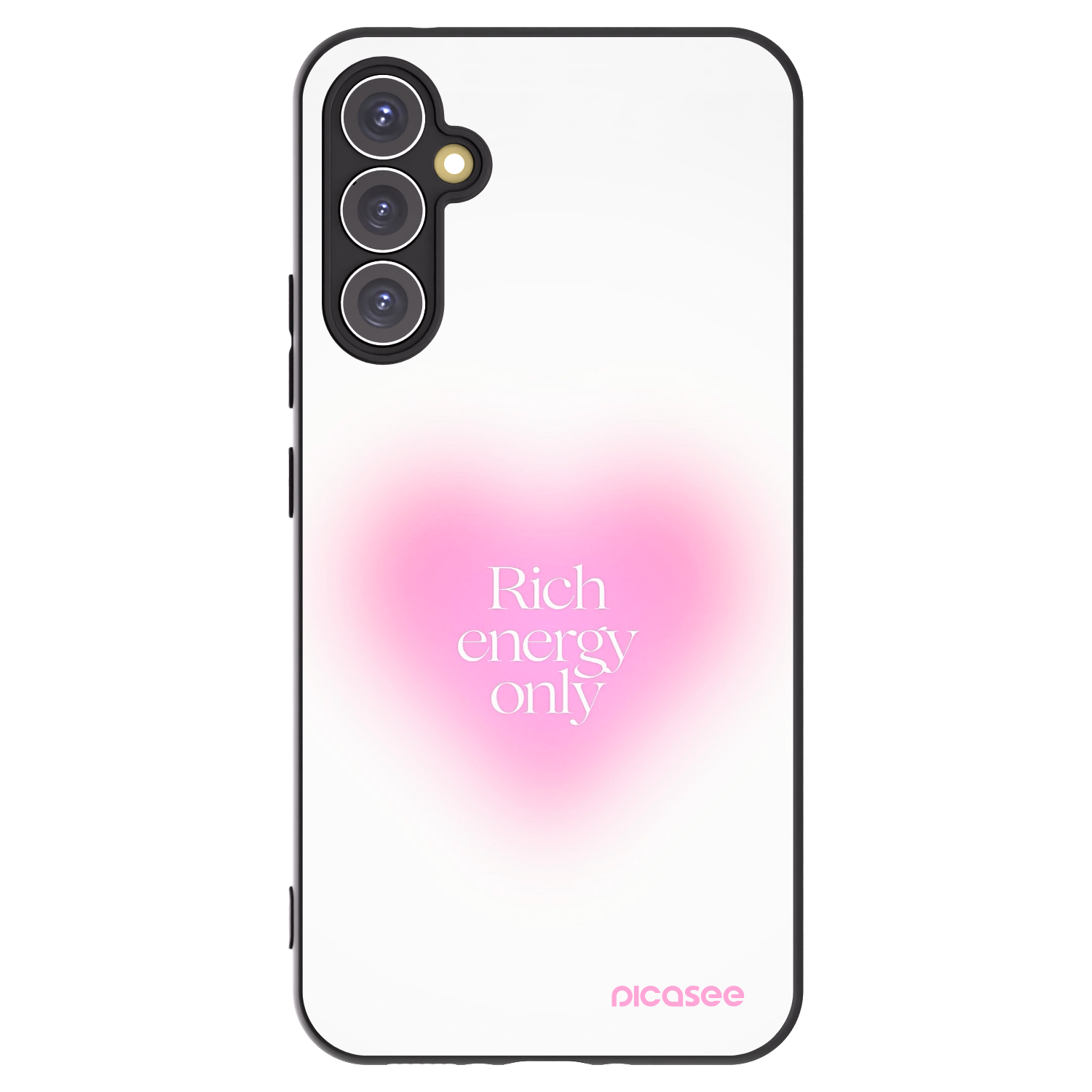 Picasee husă neagră din silicon pentru Samsung Galaxy A34 5G A346B - Rich Energy