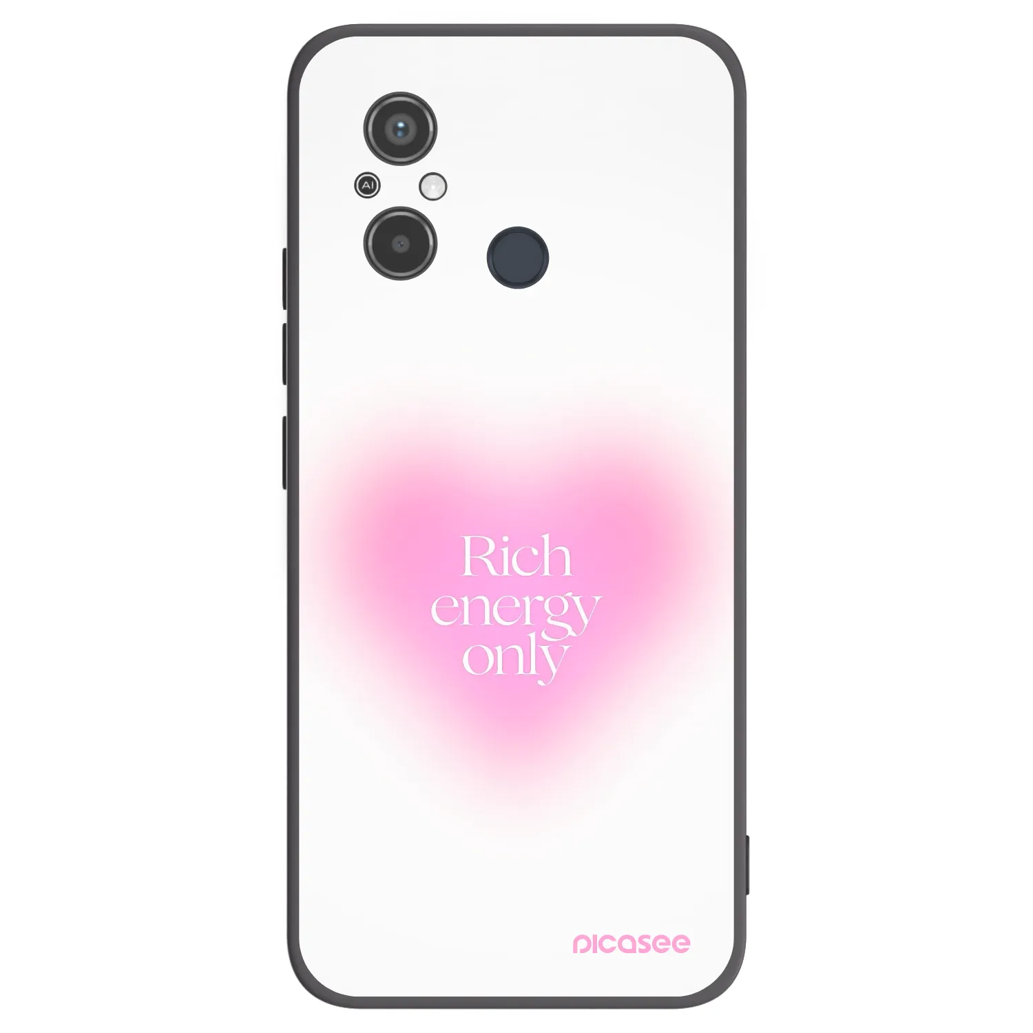 Picasee husă neagră din silicon pentru Xiaomi Redmi 12C - Rich Energy