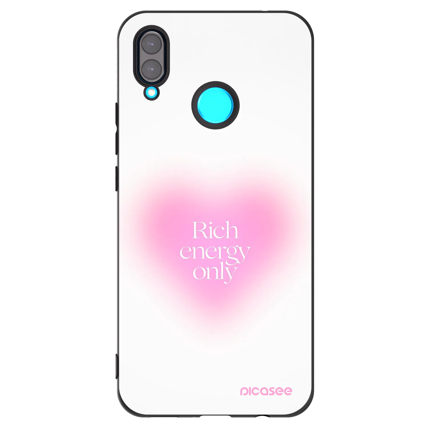 Picasee husă neagră din silicon pentru Huawei Nova 3 - Rich Energy