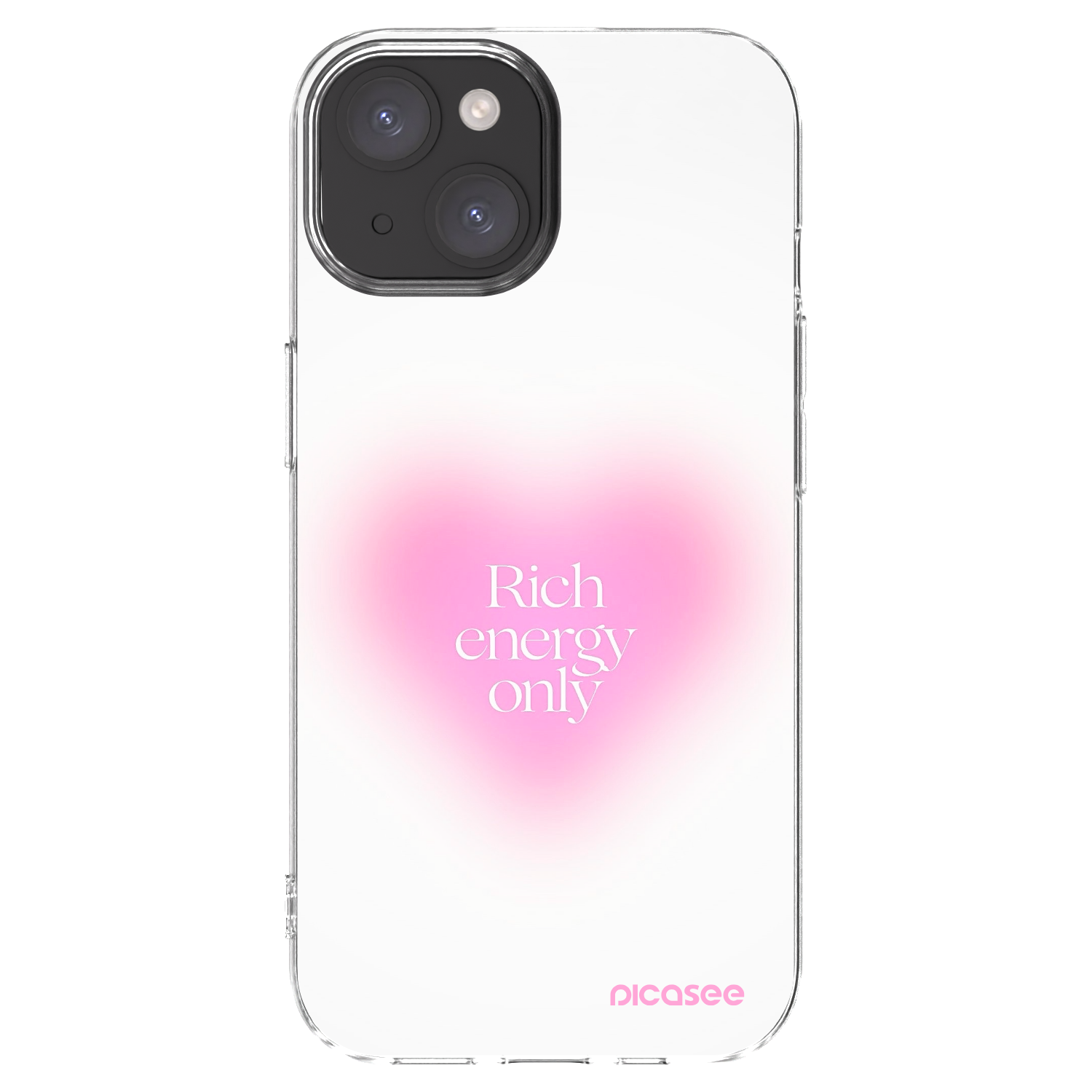 Picasee husă transparentă din silicon pentru Apple iPhone 15 - Rich Energy