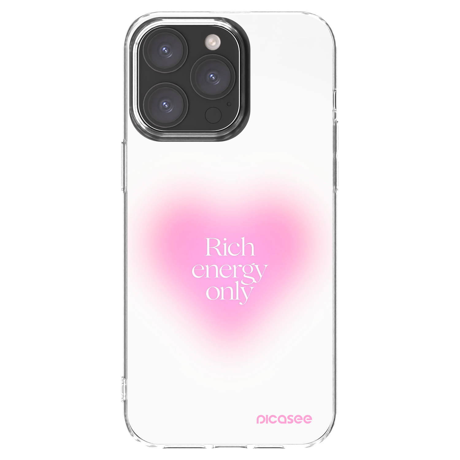 Picasee husă transparentă din silicon pentru Apple iPhone 15 Pro Max - Rich Energy