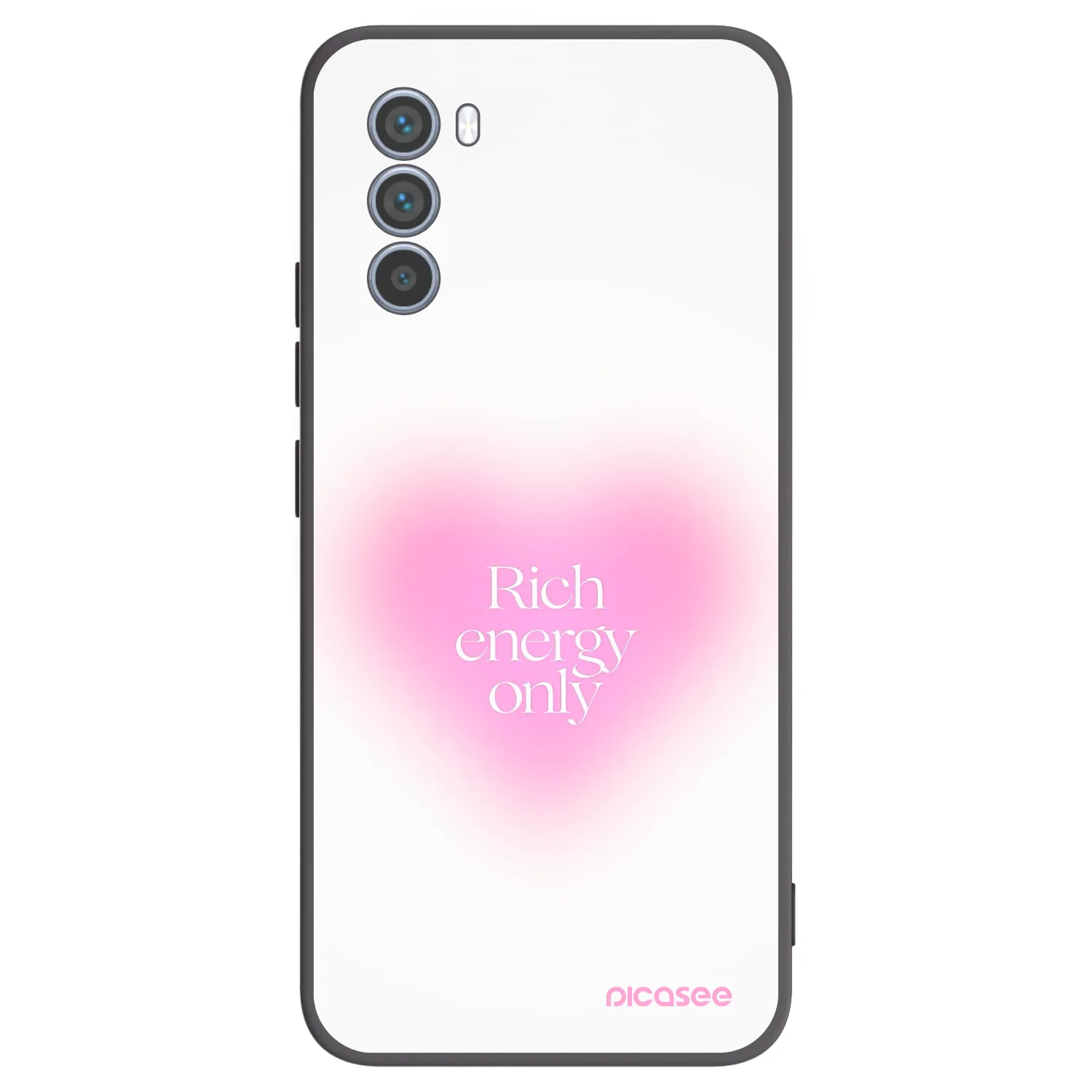 Picasee husă neagră din silicon pentru Motorola Moto G62 - Rich Energy