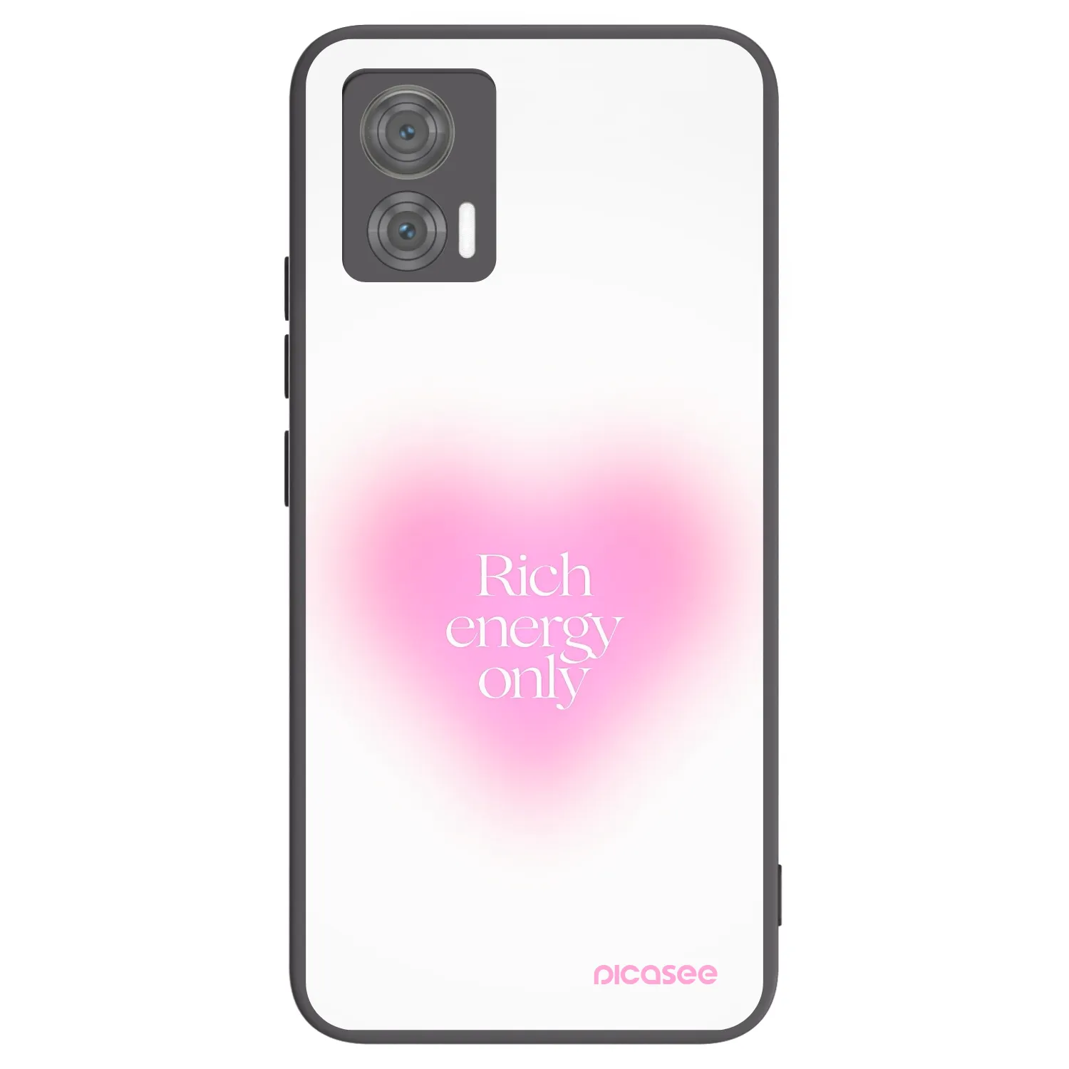 Picasee husă neagră din silicon pentru Motorola Edge 30 Neo - Rich Energy
