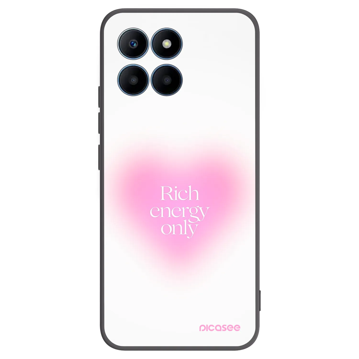 Picasee husă neagră din silicon pentru Honor 70 Lite - Rich Energy