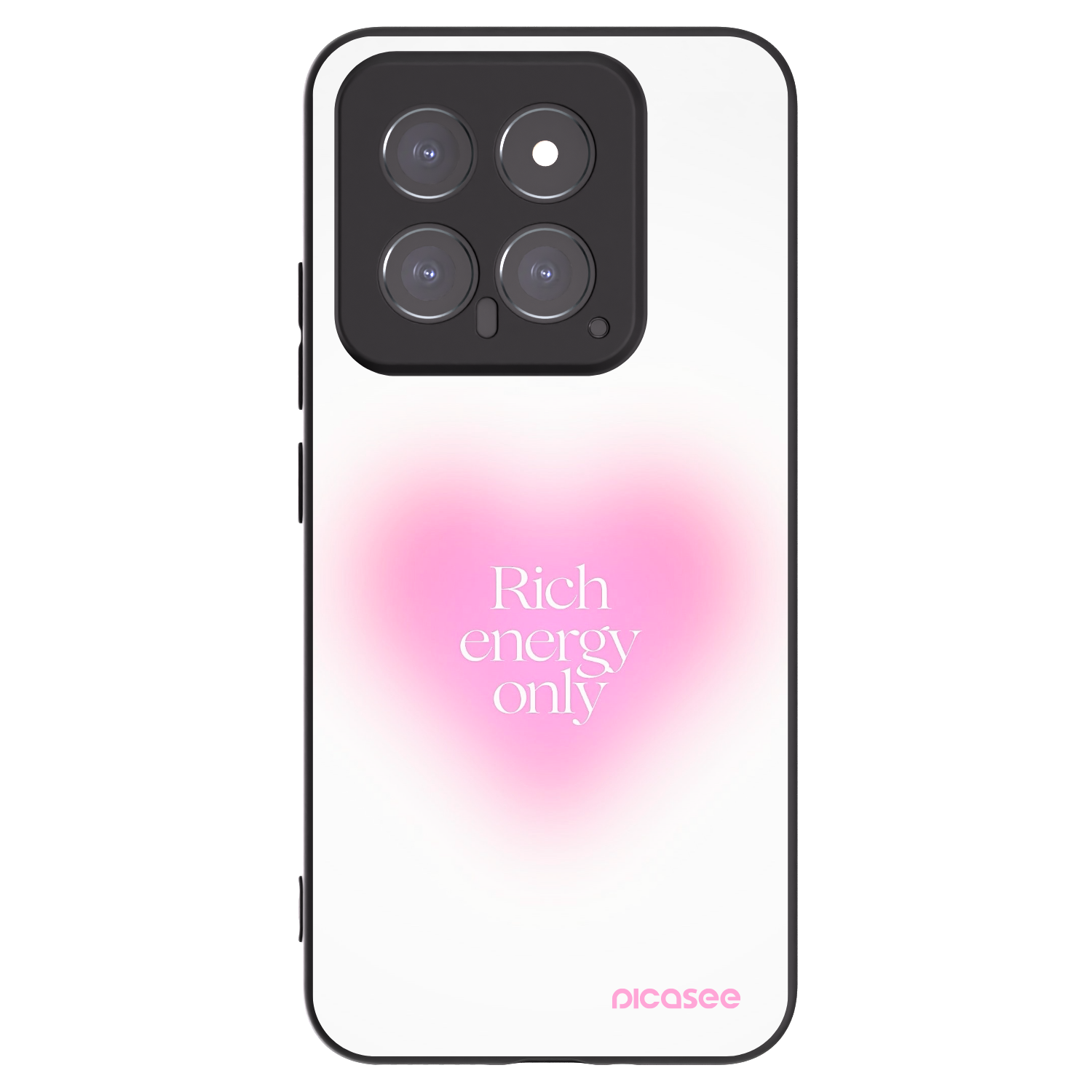 Picasee husă neagră din silicon pentru Xiaomi 14 - Rich Energy