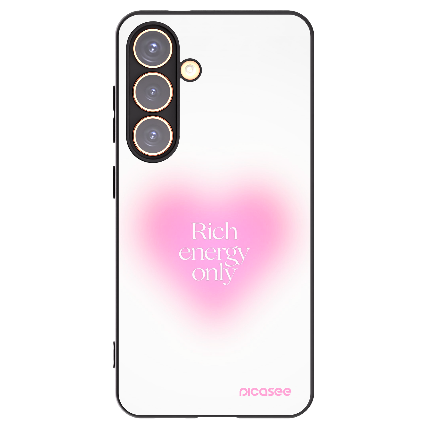 Picasee husă neagră din silicon pentru Samsung Galaxy S24 S921B 5G - Rich Energy