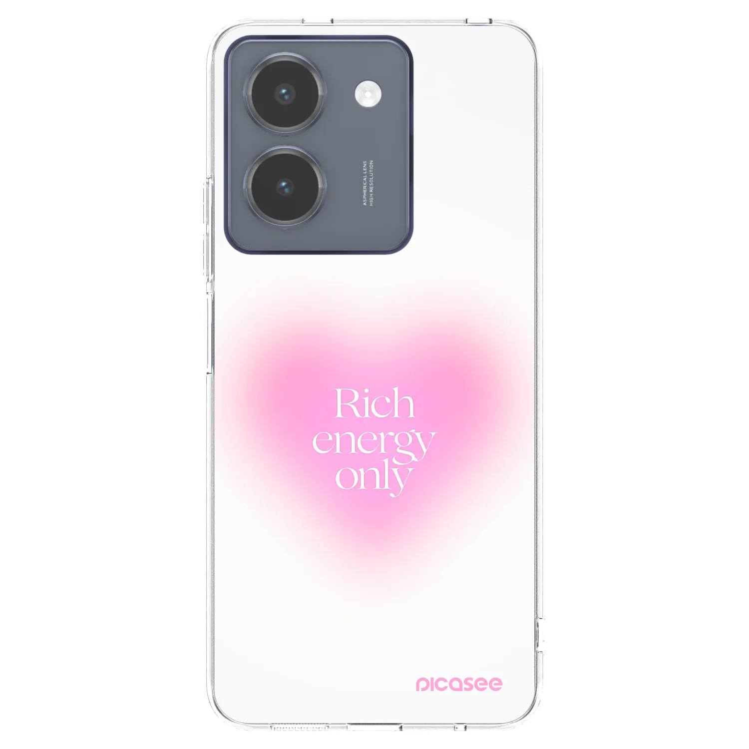 Picasee husă transparentă din silicon pentru Vivo Y36 4G - Rich Energy