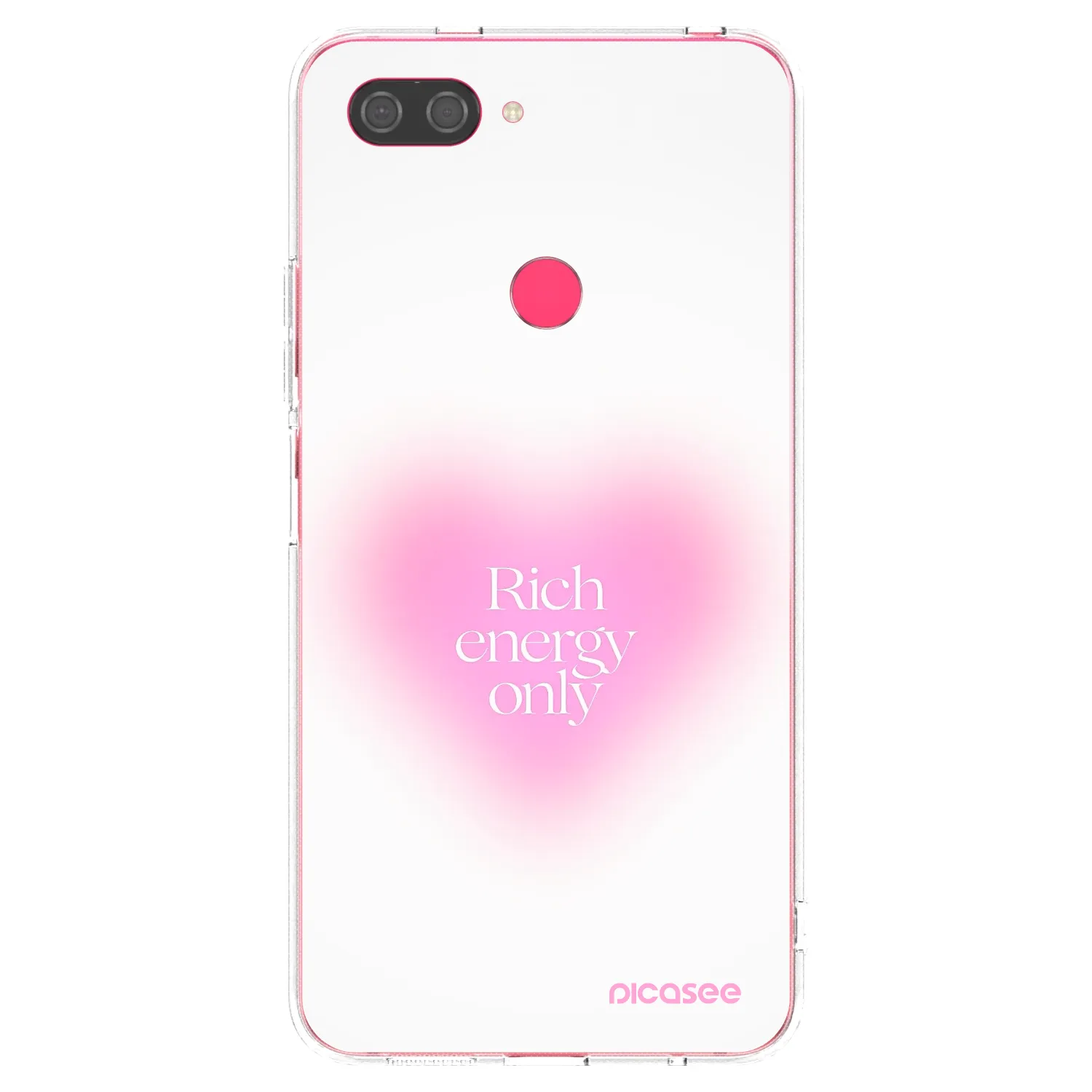 Picasee husă transparentă din silicon pentru Xiaomi Mi 8 Lite - Rich Energy