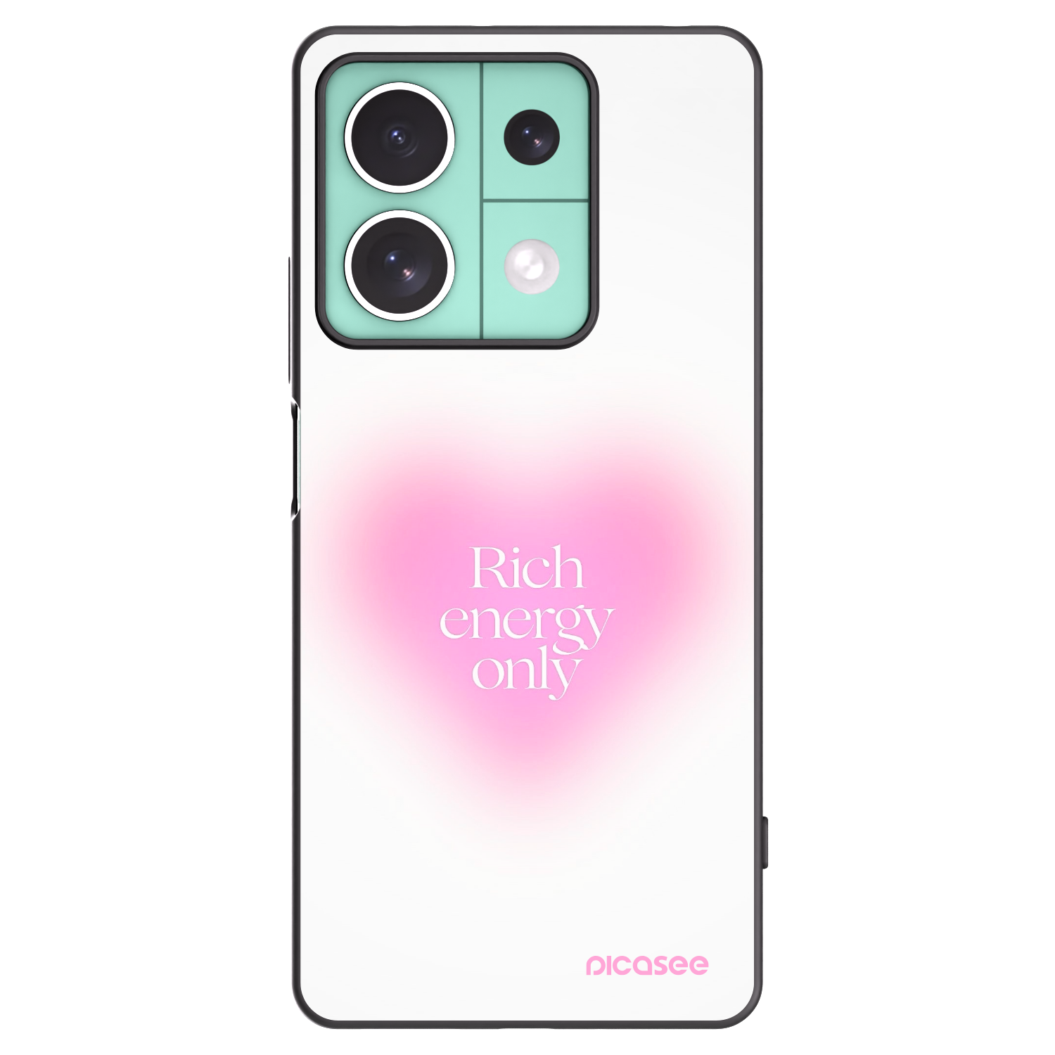 Picasee husă neagră din silicon pentru Xiaomi Redmi Note 13 5G - Rich Energy