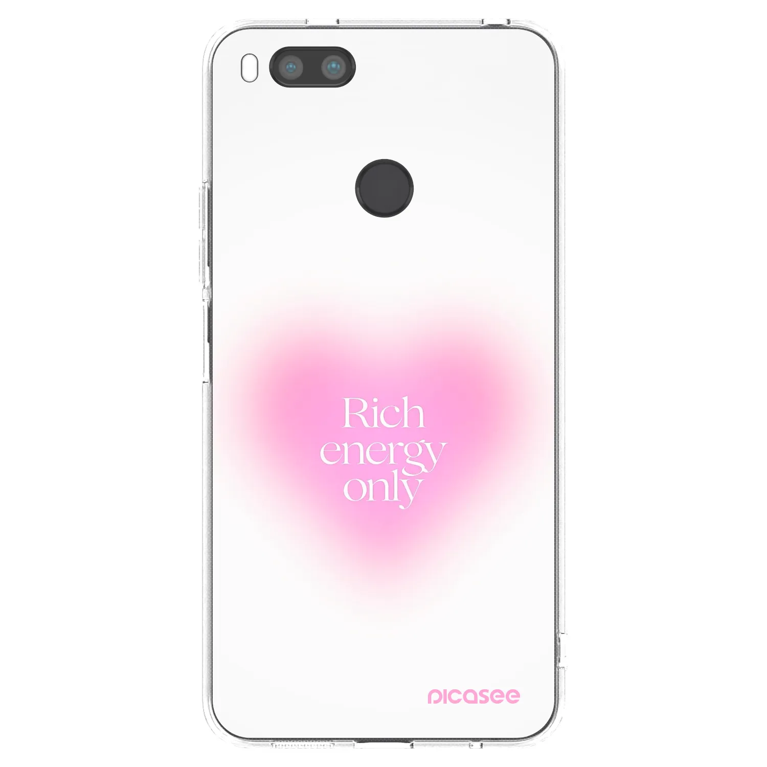 Picasee husă transparentă din silicon pentru Xiaomi Mi A1 Global - Rich Energy