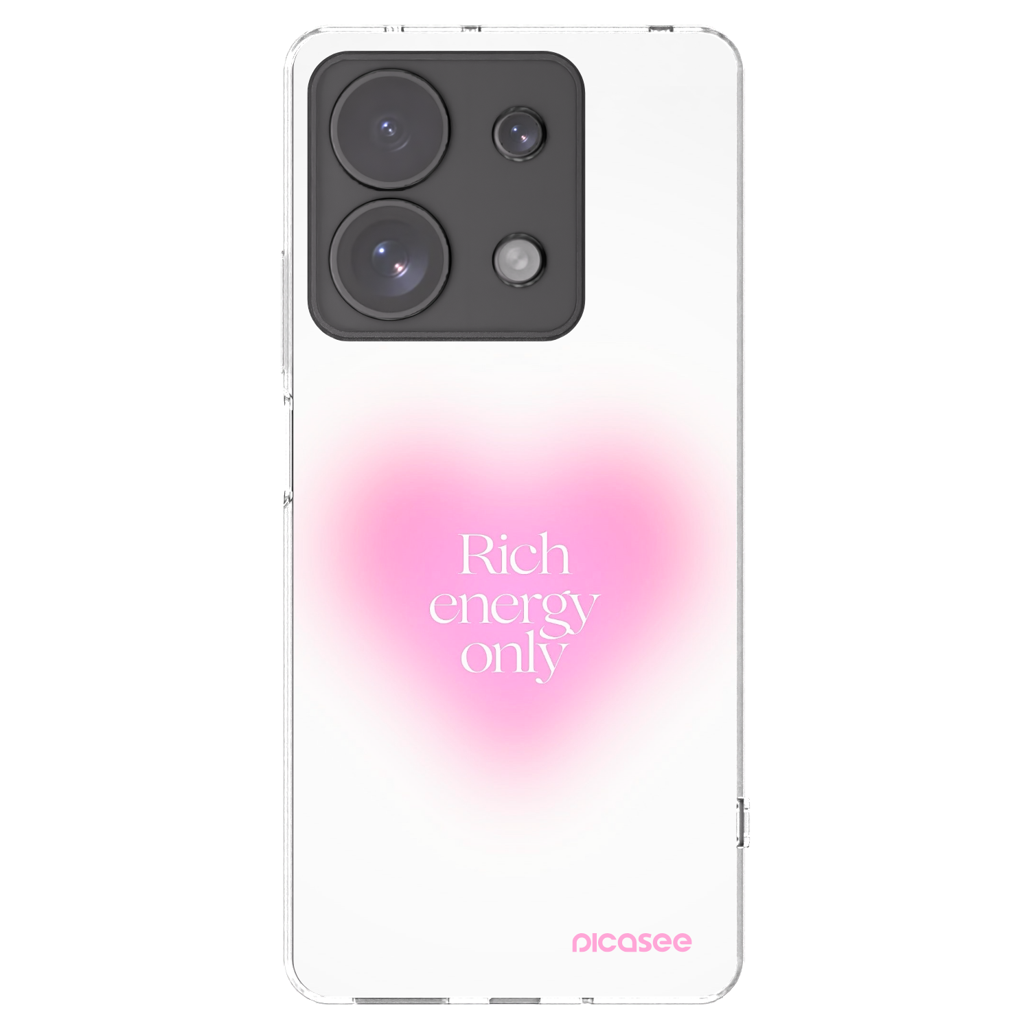 Picasee husă transparentă din silicon pentru Xiaomi Redmi Note 13 Pro 4G - Rich Energy