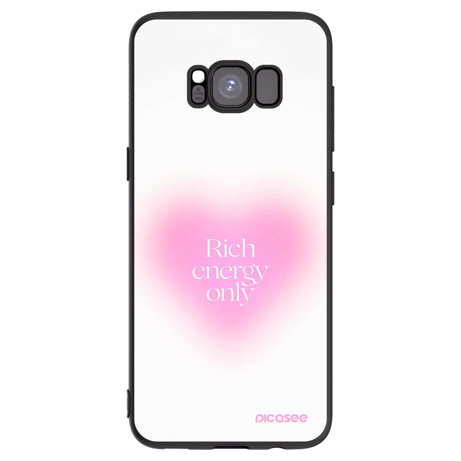 Picasee husă neagră din silicon pentru Samsung Galaxy S8 G950F - Rich Energy