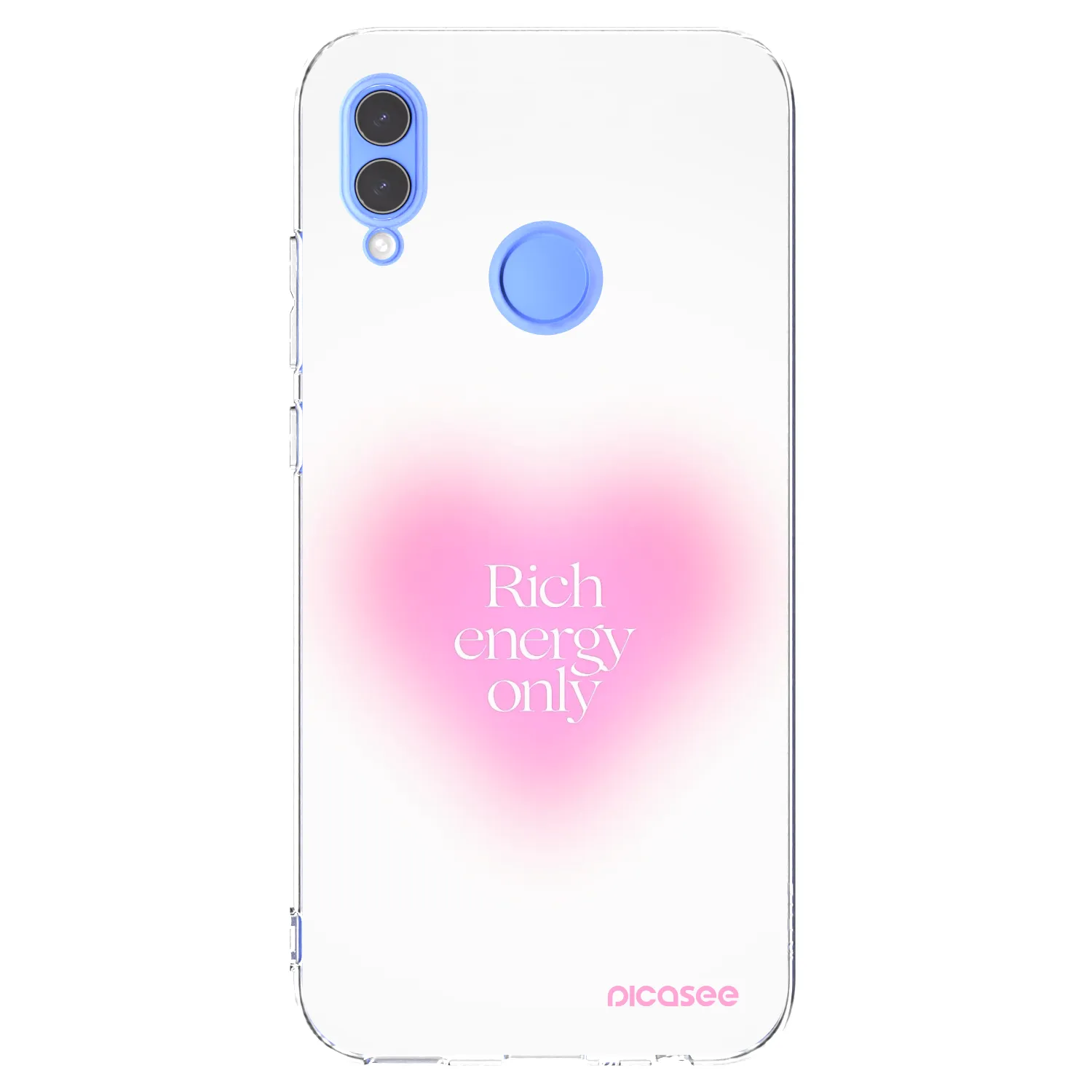 Picasee husă transparentă din silicon pentru Honor 10 Lite - Rich Energy
