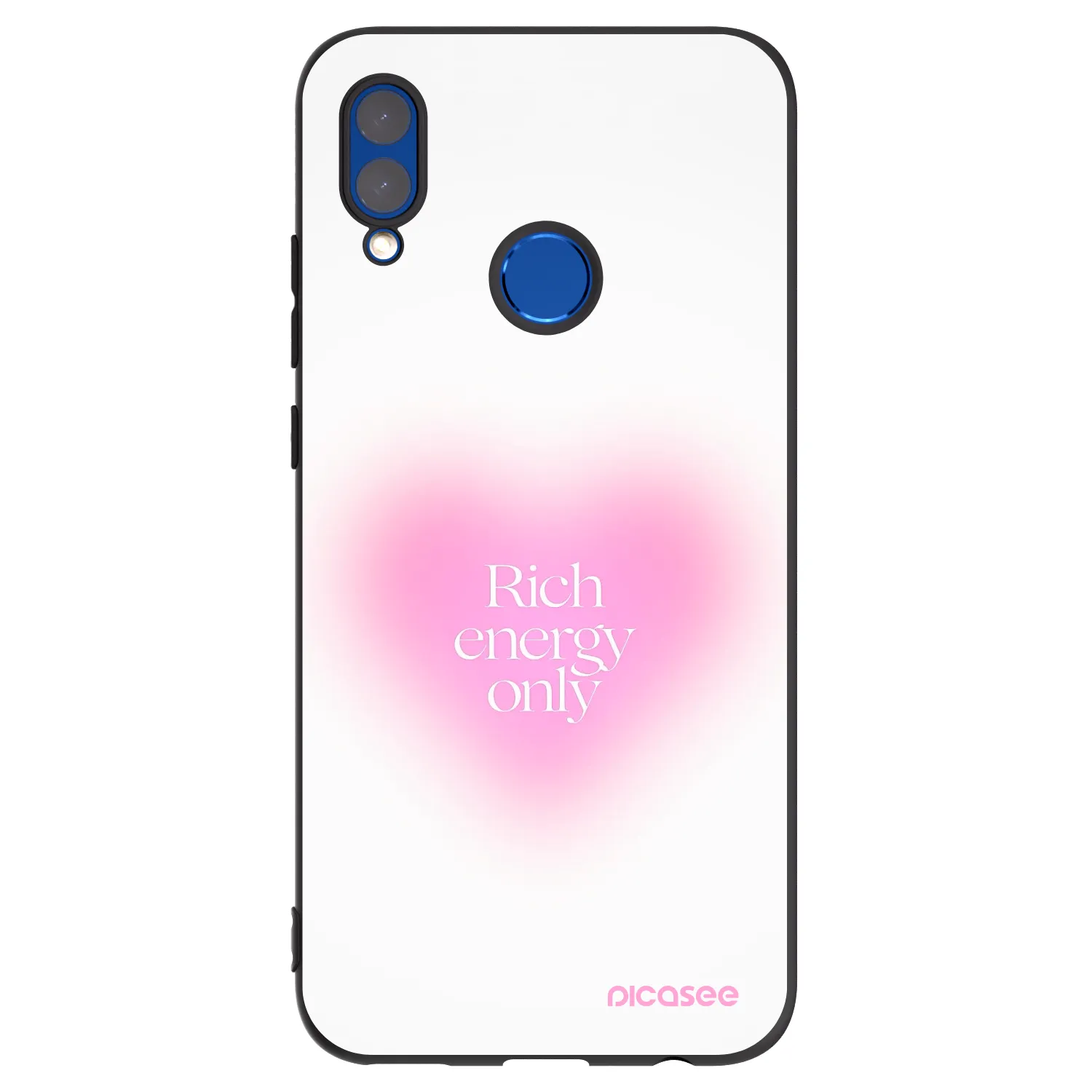Picasee husă neagră din silicon pentru Honor 10 Lite - Rich Energy