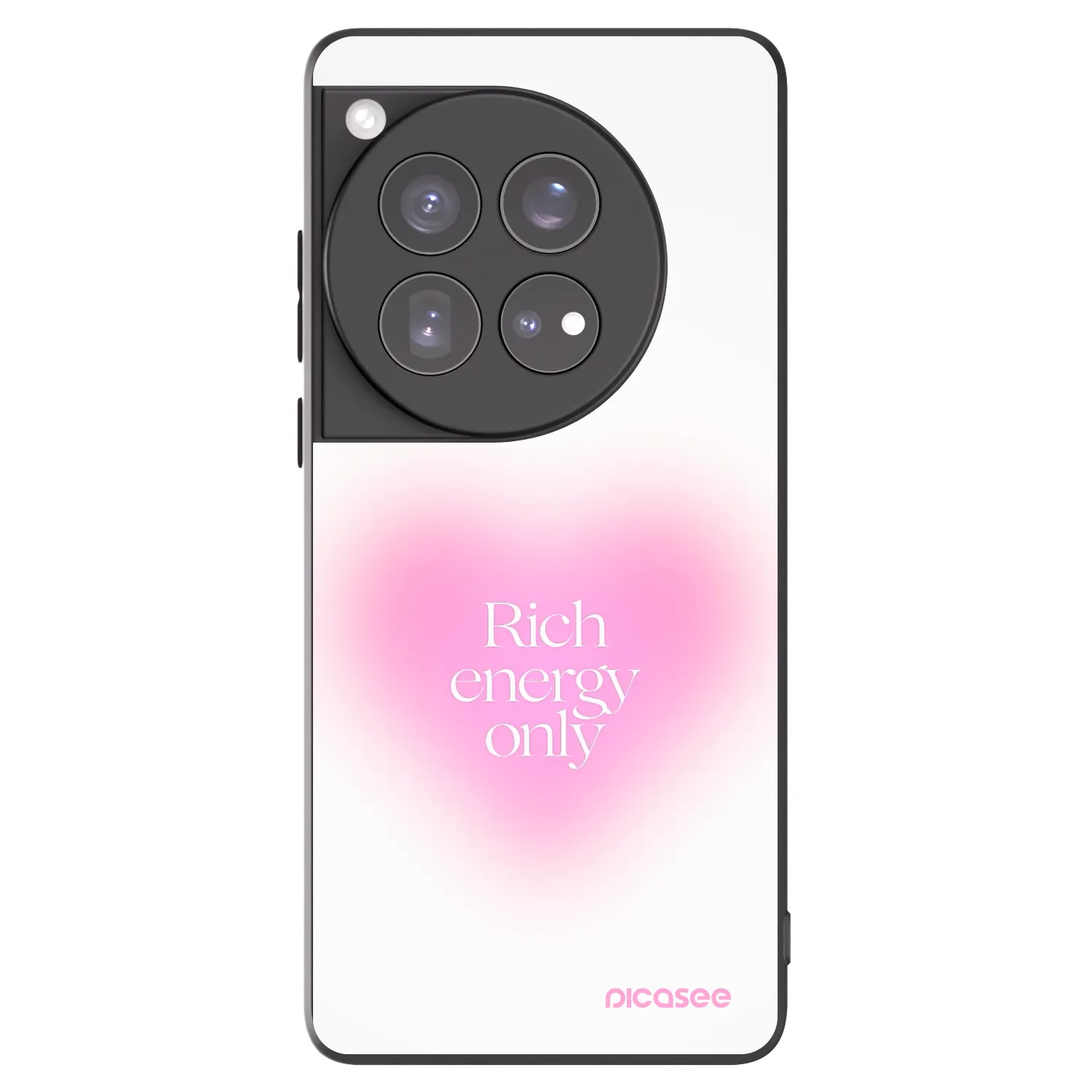 Picasee husă neagră din silicon pentru OnePlus 12 5G - Rich Energy