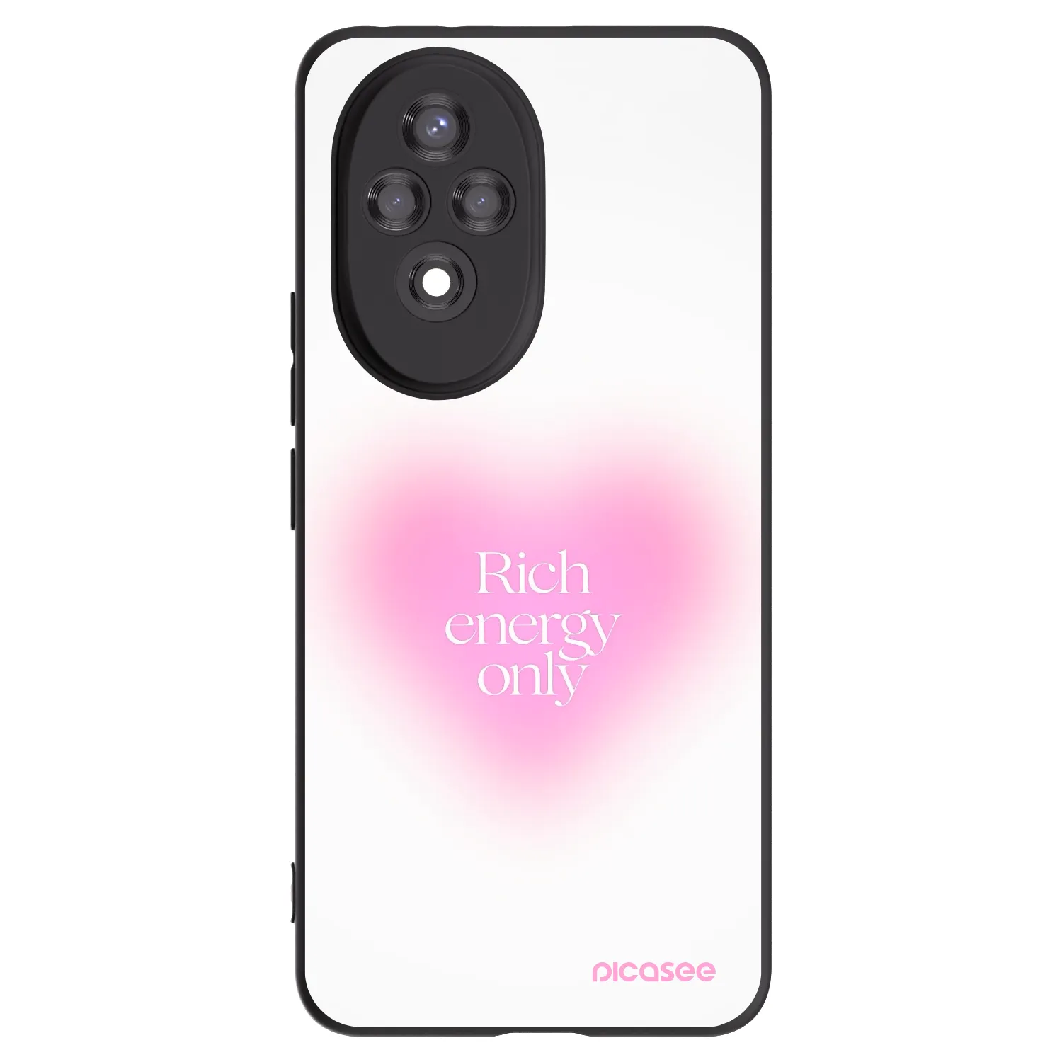 Picasee husă neagră din silicon pentru Honor 200 Pro 5G - Rich Energy