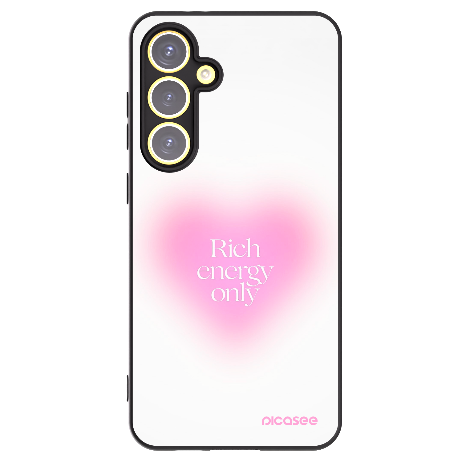 Picasee husă neagră din silicon pentru Samsung Galaxy S24 FE S721B - Rich Energy