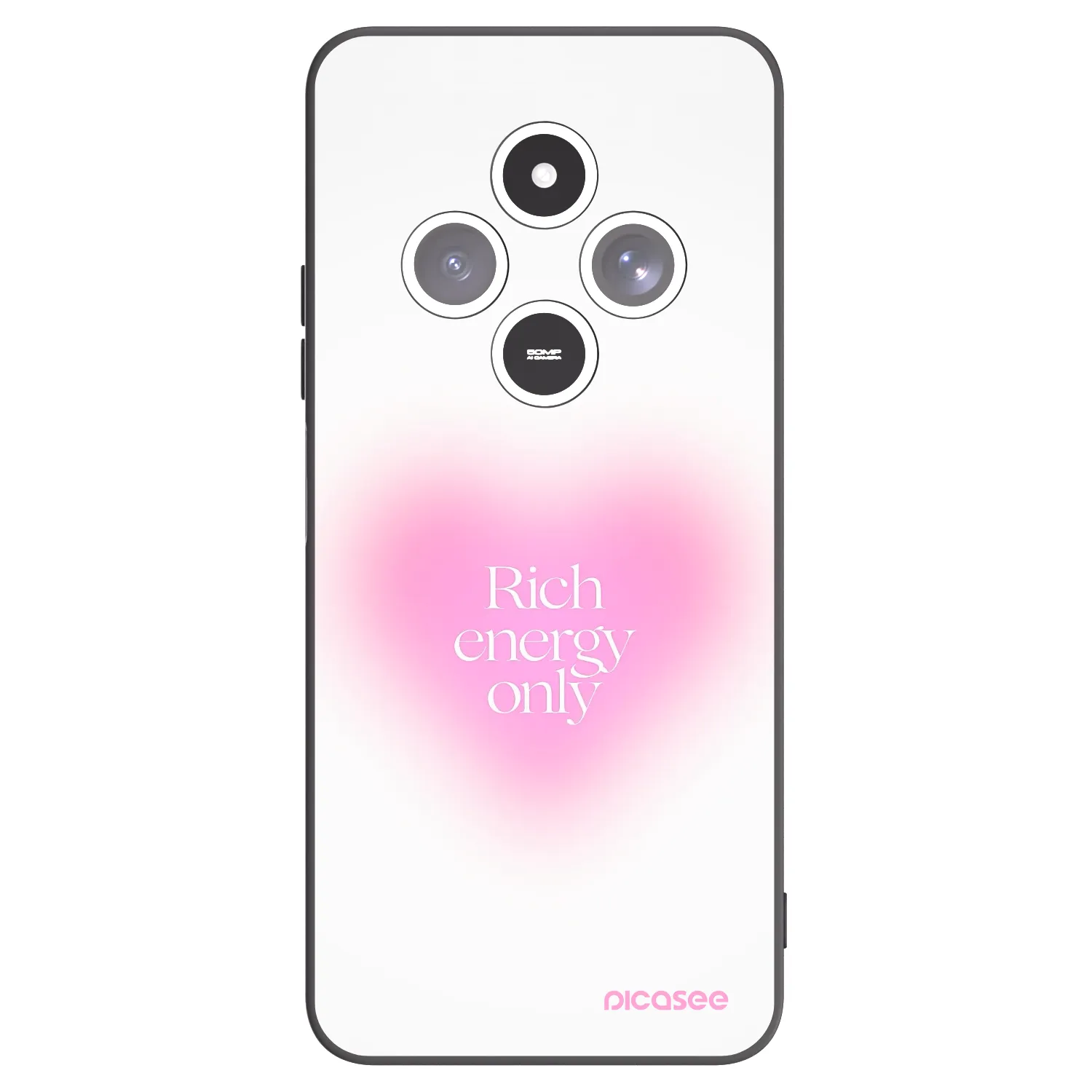 Picasee husă neagră din silicon pentru Xiaomi Redmi 14C - Rich Energy