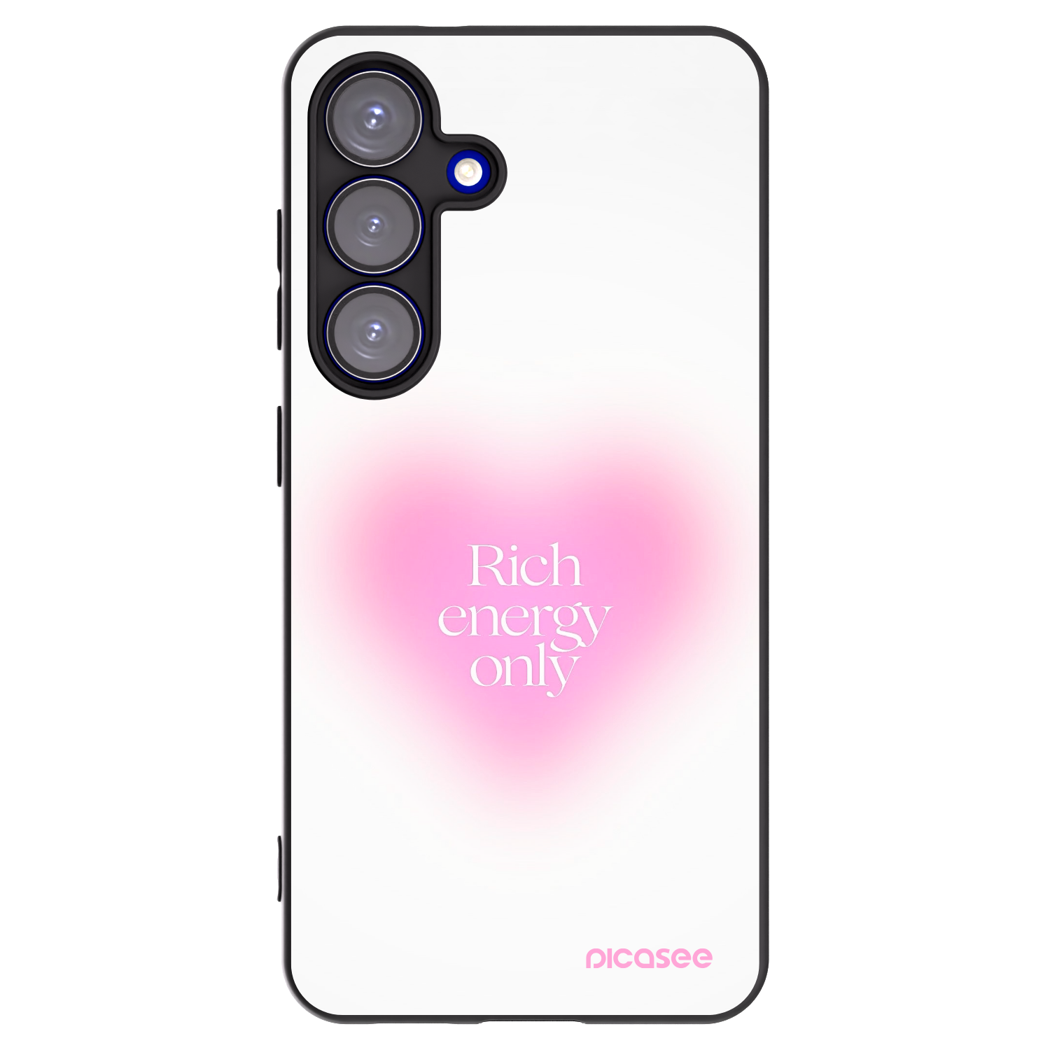 Picasee husă neagră din silicon pentru Samsung Galaxy S25 5G - Rich Energy