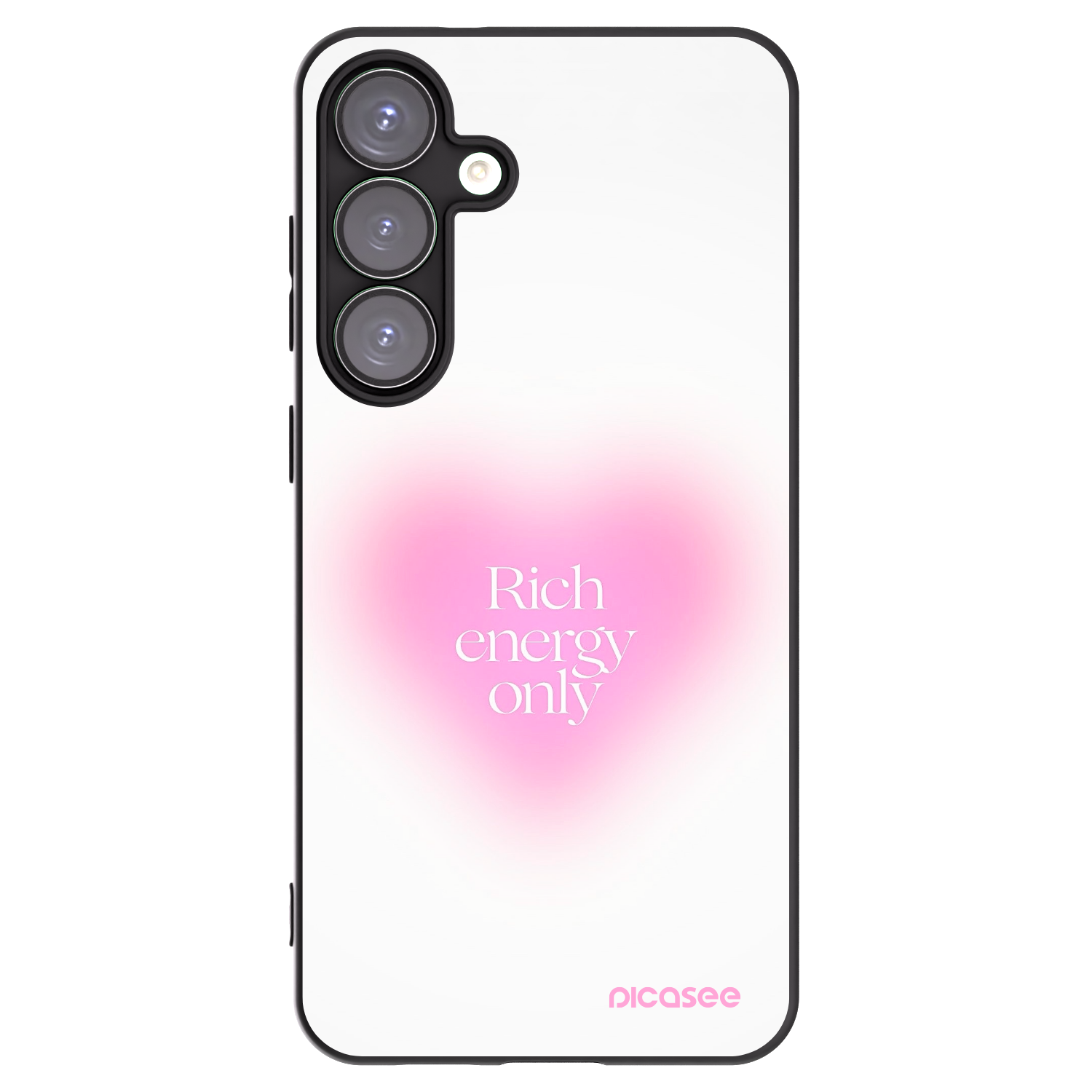 Picasee husă neagră din silicon pentru Samsung Galaxy S25+ 5G - Rich Energy