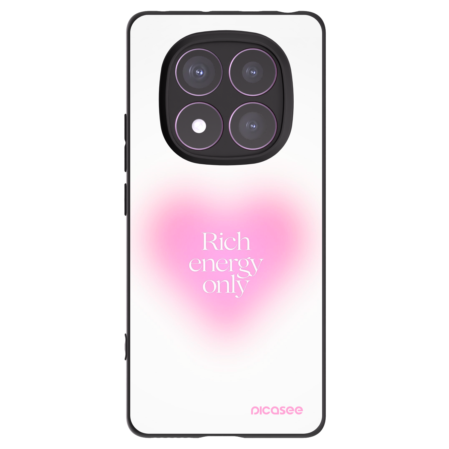 Picasee husă neagră din silicon pentru Xiaomi Redmi Note 14 Pro 4G - Rich Energy