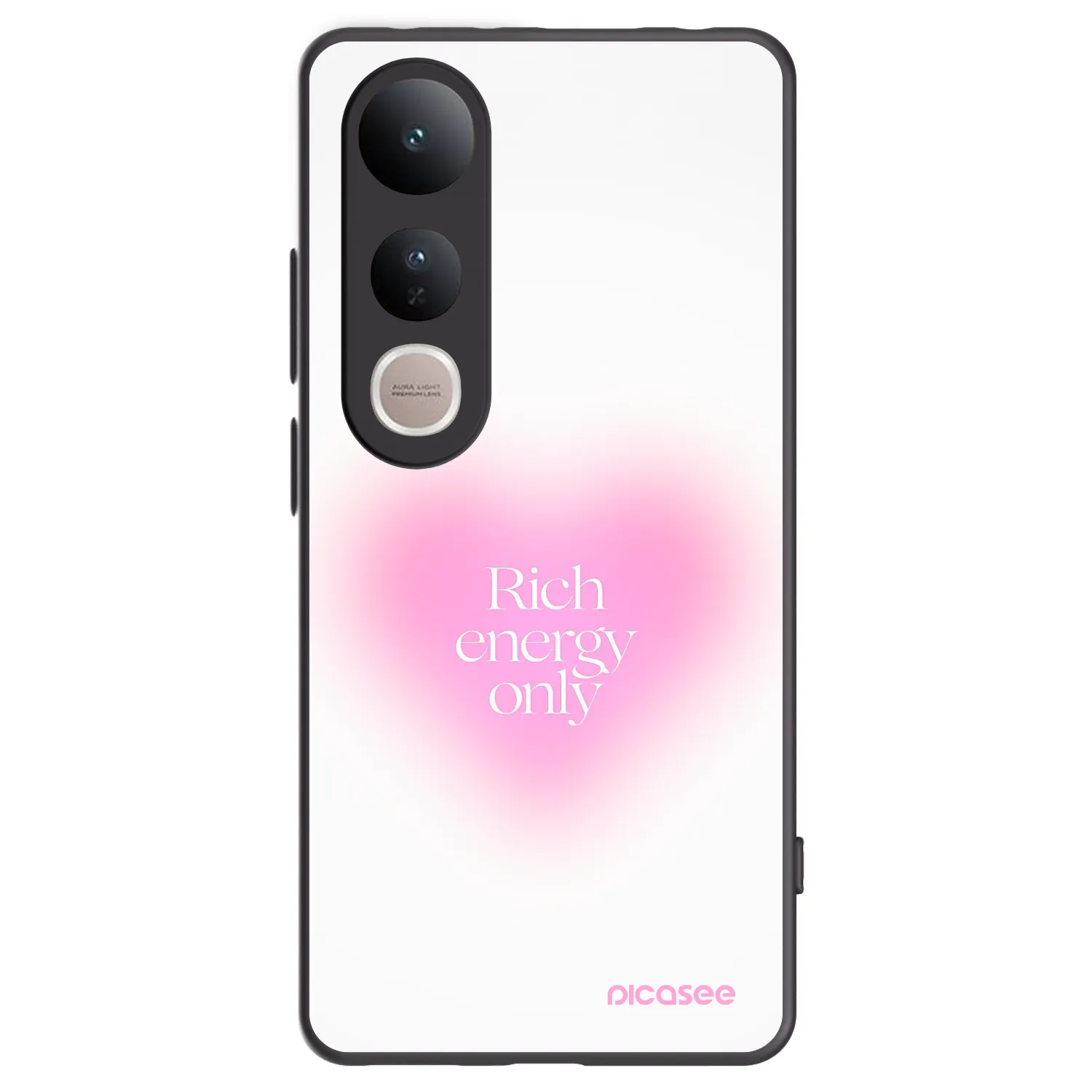 Picasee husă neagră din silicon pentru Vivo V50 Lite 5G - Rich Energy
