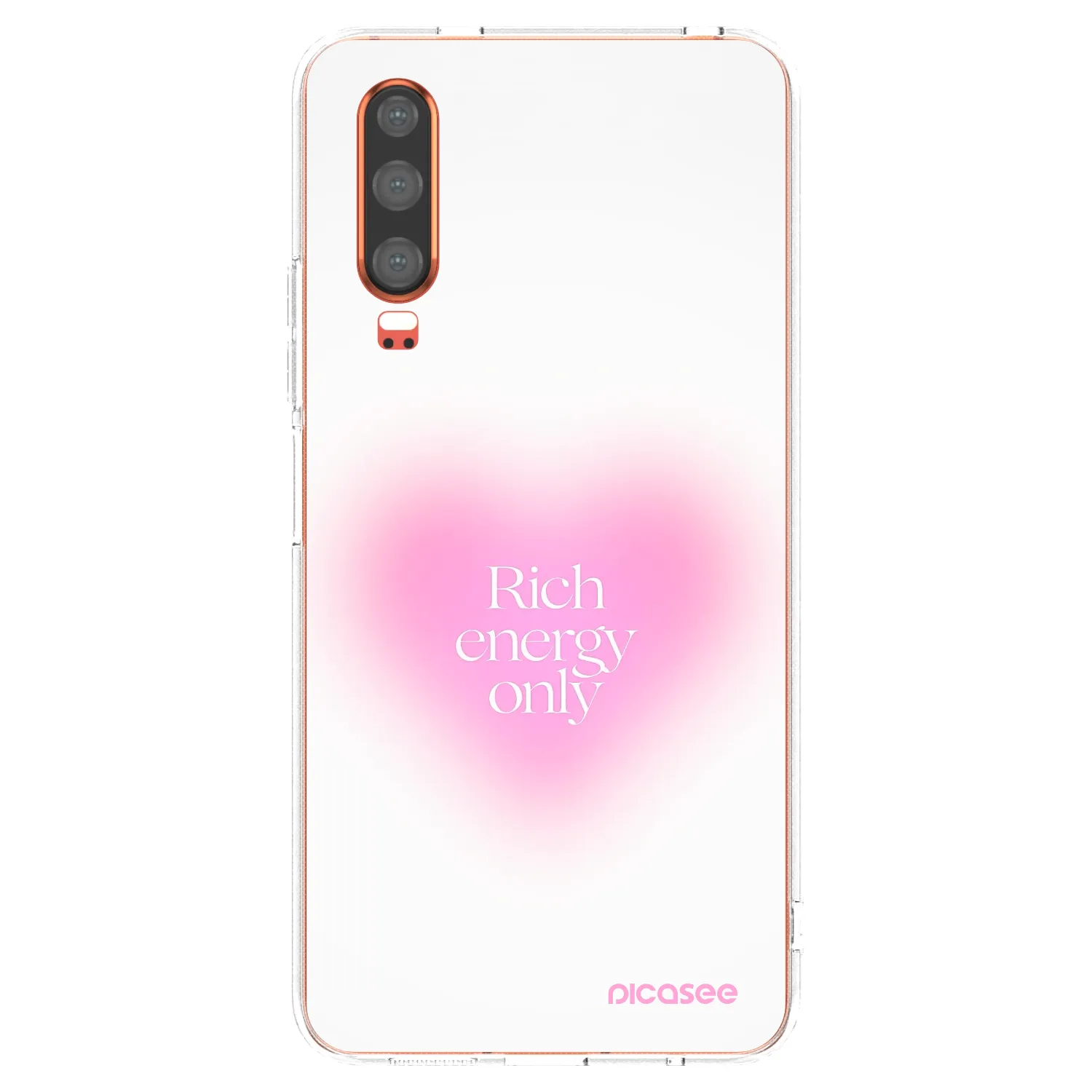 Picasee husă transparentă din silicon pentru Huawei P30 - Rich Energy