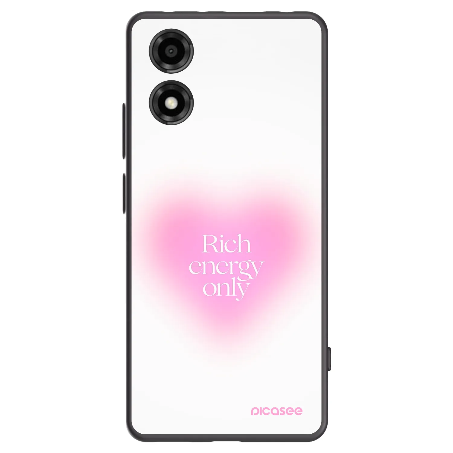 Picasee husă neagră din silicon pentru Motorola Moto E14 - Rich Energy