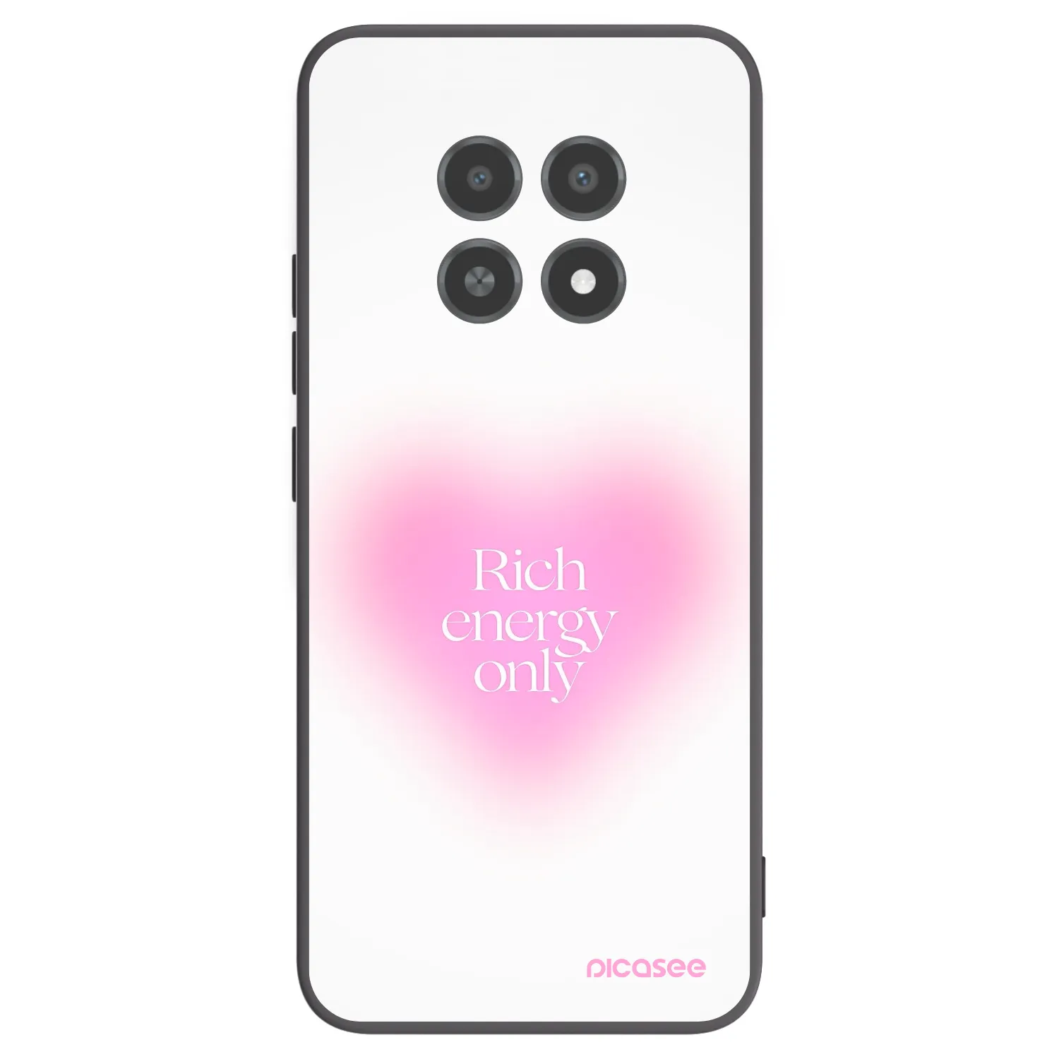 Picasee husă neagră din silicon pentru Realme 12X - Rich Energy