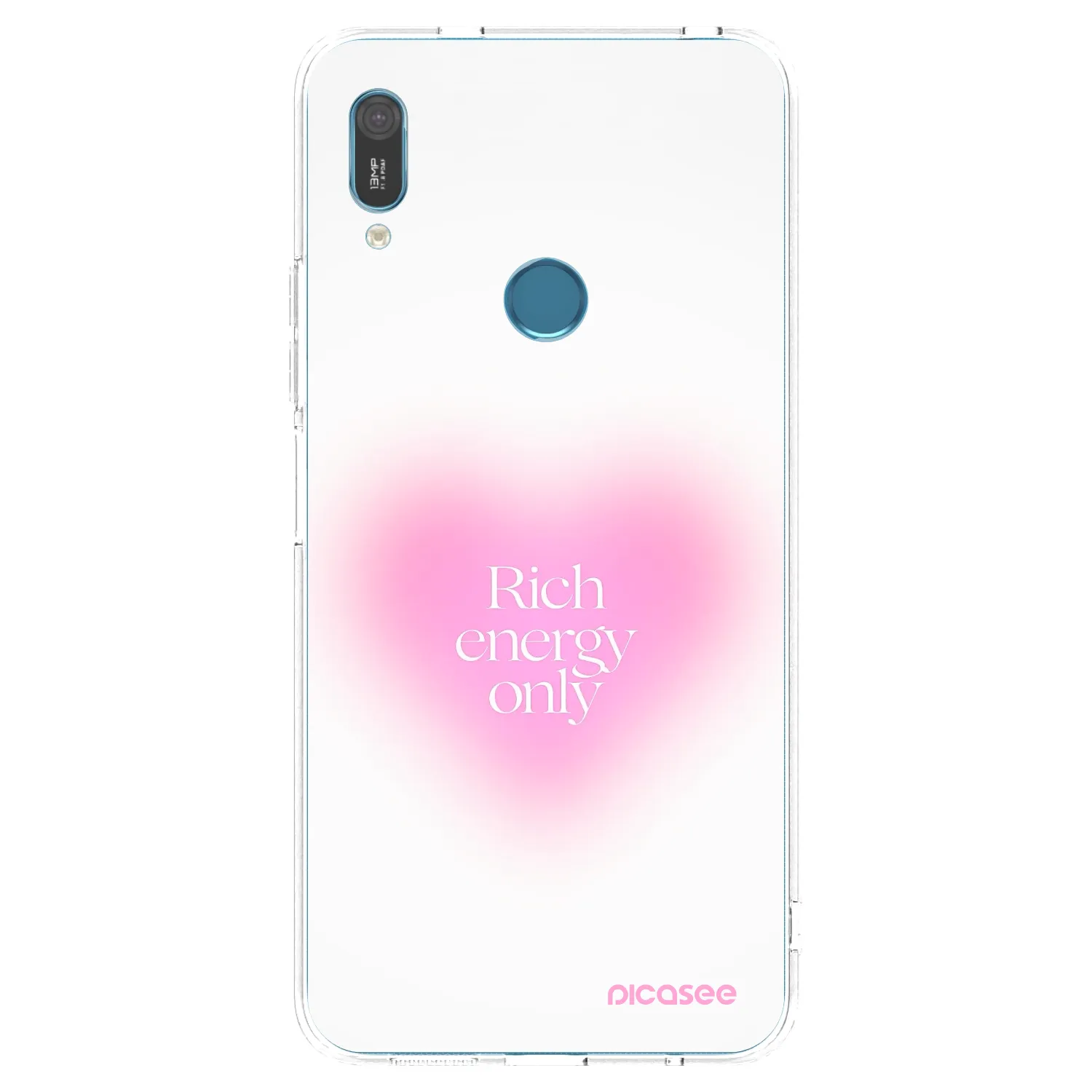 Picasee husă transparentă din silicon pentru Huawei Y6 2019 - Rich Energy