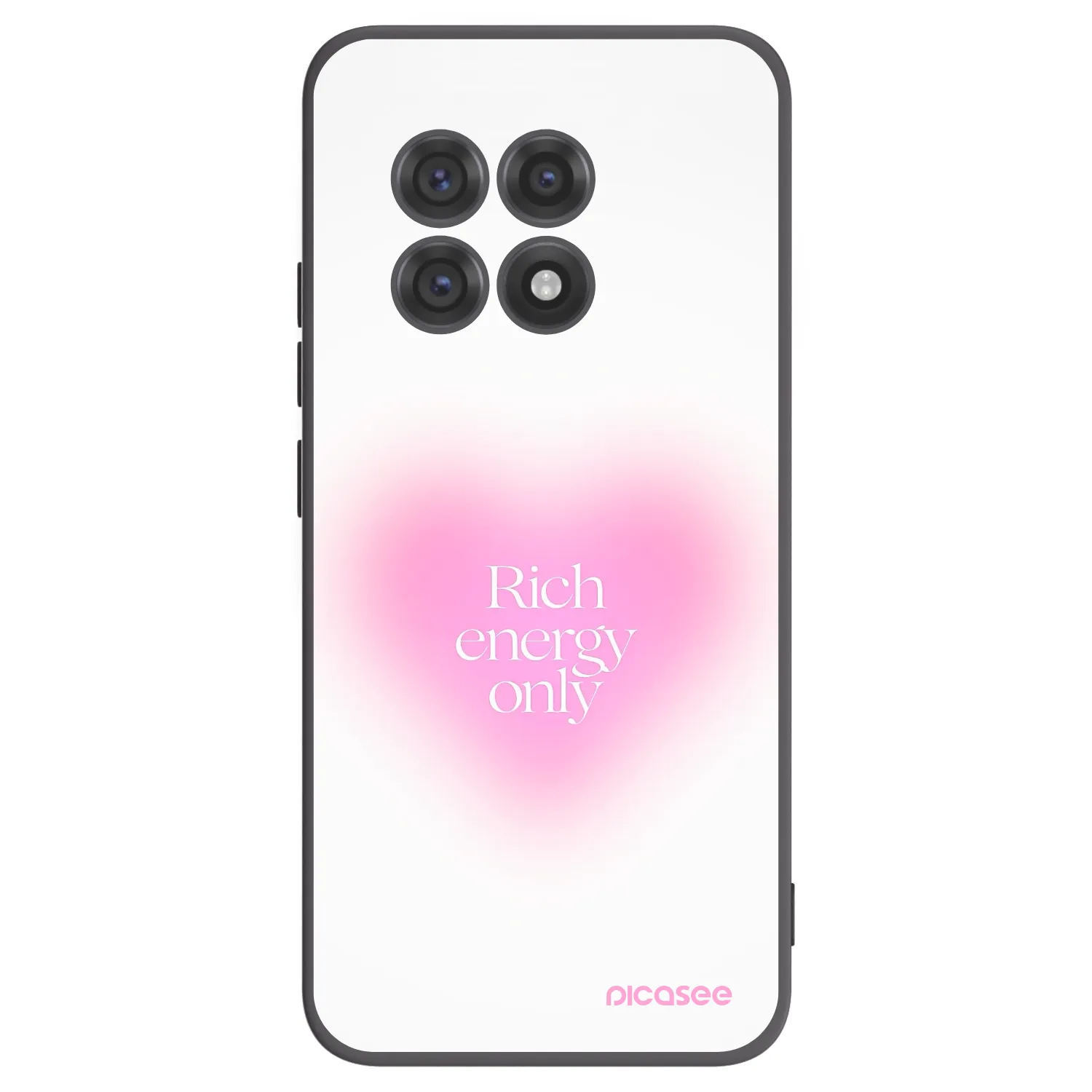Picasee husă neagră din silicon pentru OnePlus 13R 5G - Rich Energy