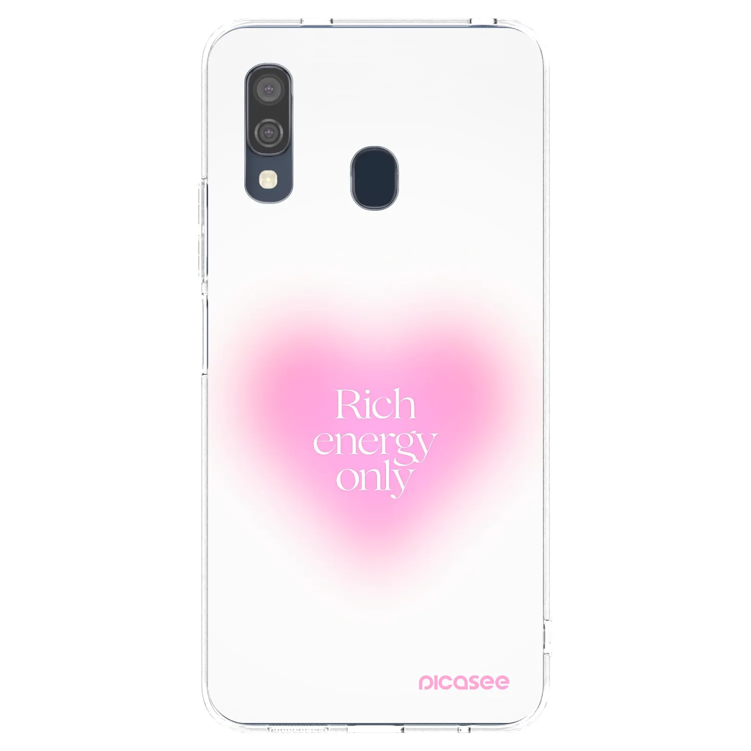 Picasee husă transparentă din silicon pentru Samsung Galaxy A40 A405F - Rich Energy