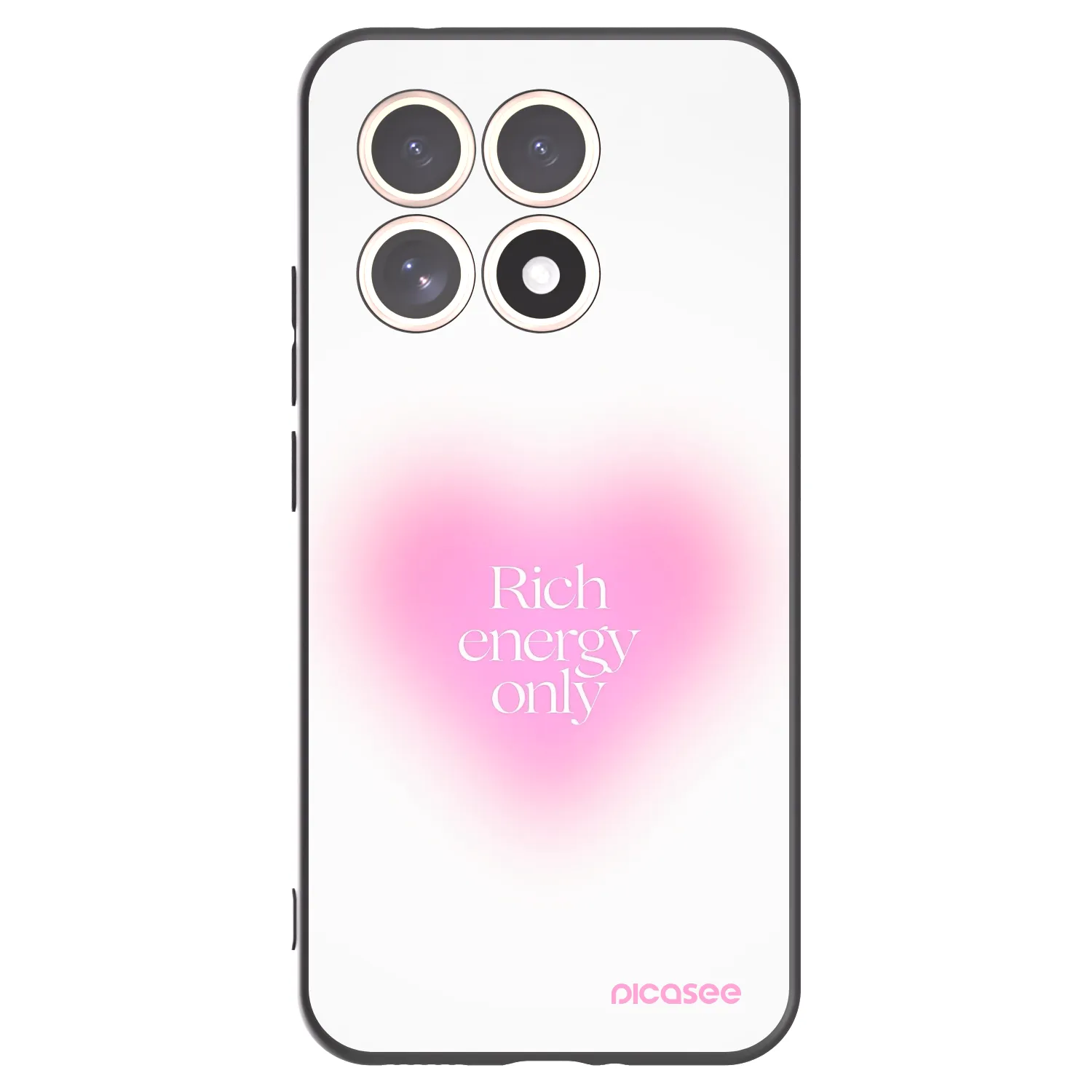 Picasee husă neagră din silicon pentru Xiaomi 15T - Rich Energy