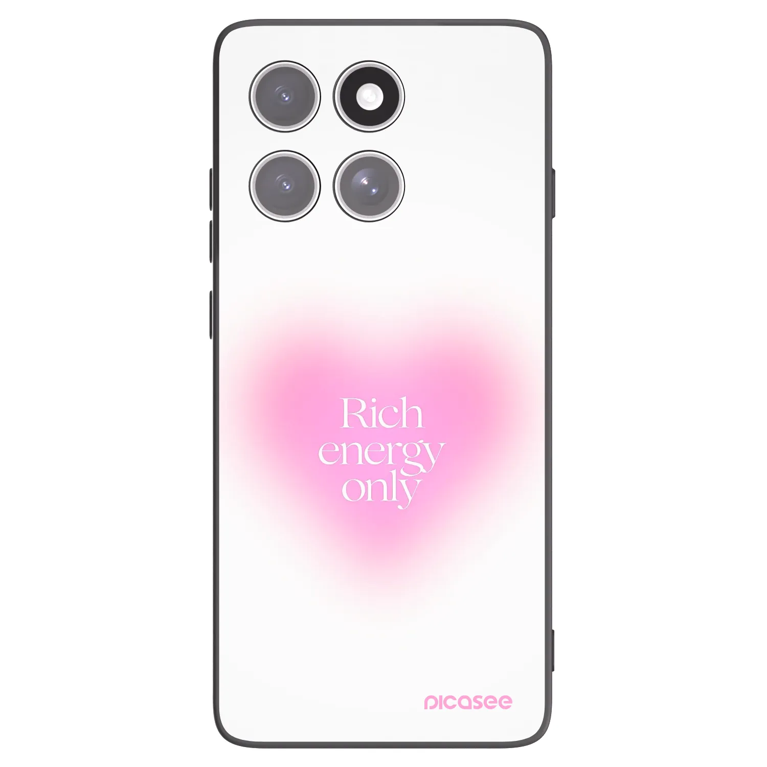 Picasee husă neagră din silicon pentru Motorola Edge 60 Fusion - Rich Energy